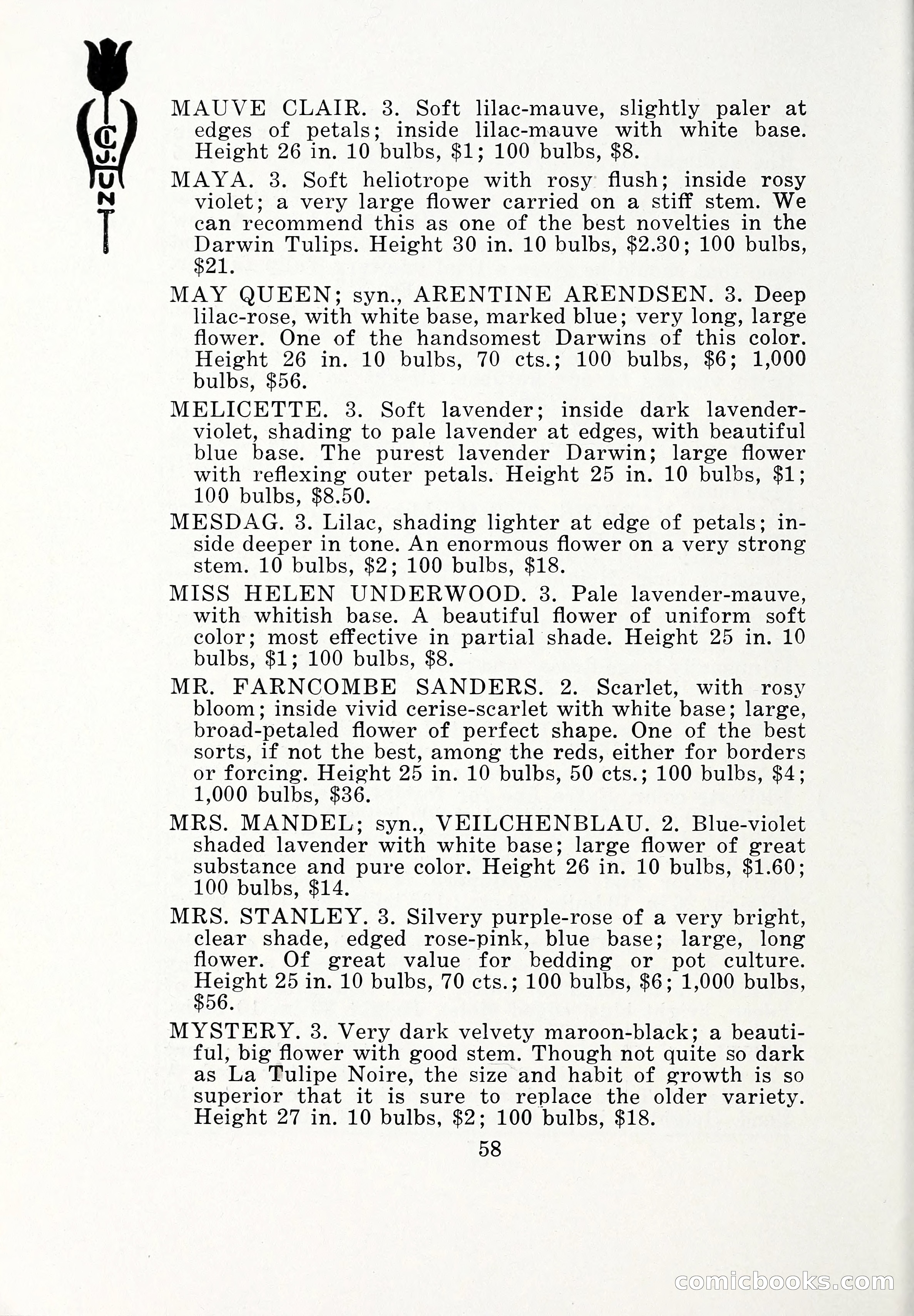 Blue Book of Bulbs, 1932 — page 63 of 121
