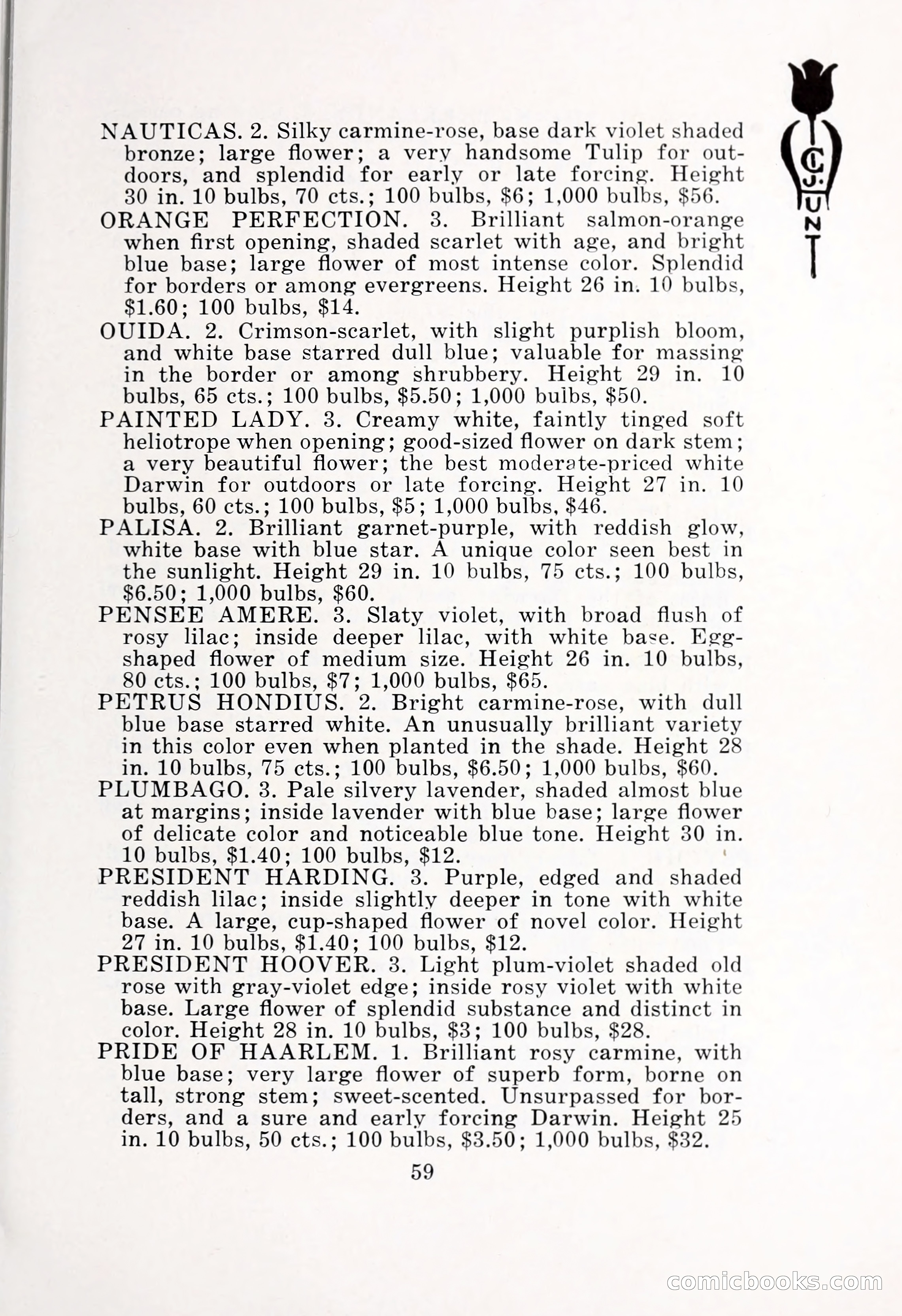 Blue Book of Bulbs, 1932 — page 64 of 121