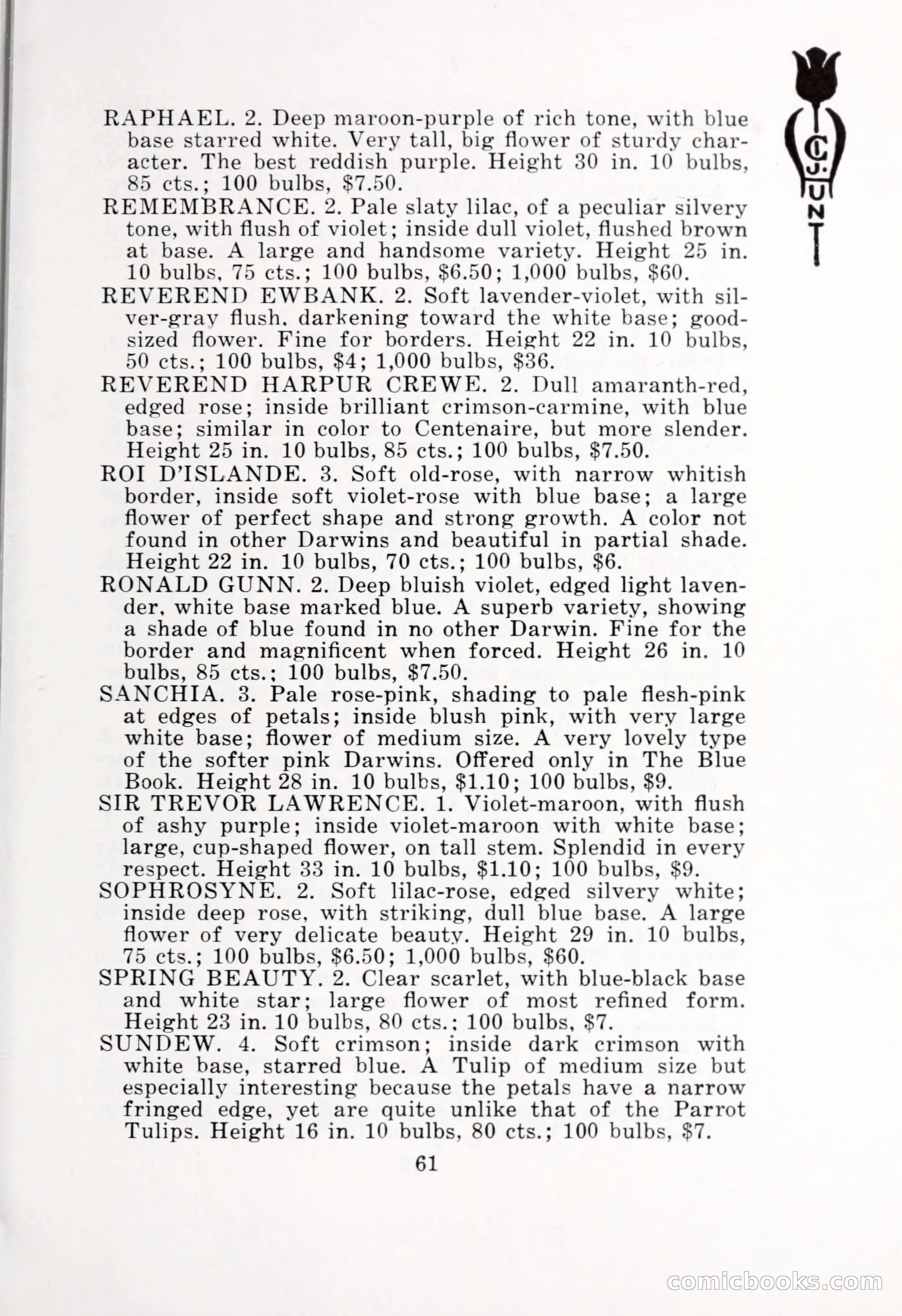 Blue Book of Bulbs, 1932 — page 66 of 121
