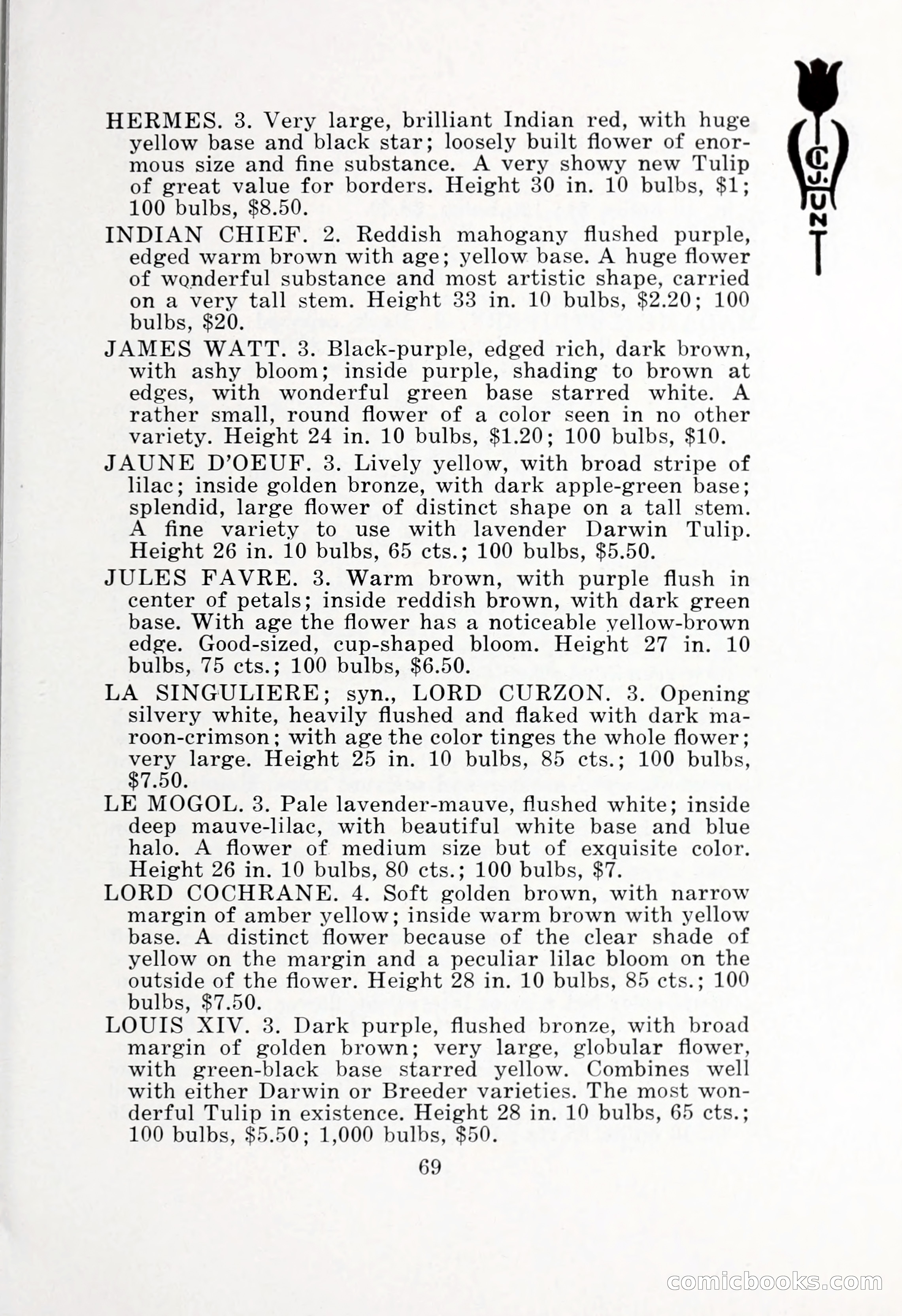 Blue Book of Bulbs, 1932 — page 74 of 121