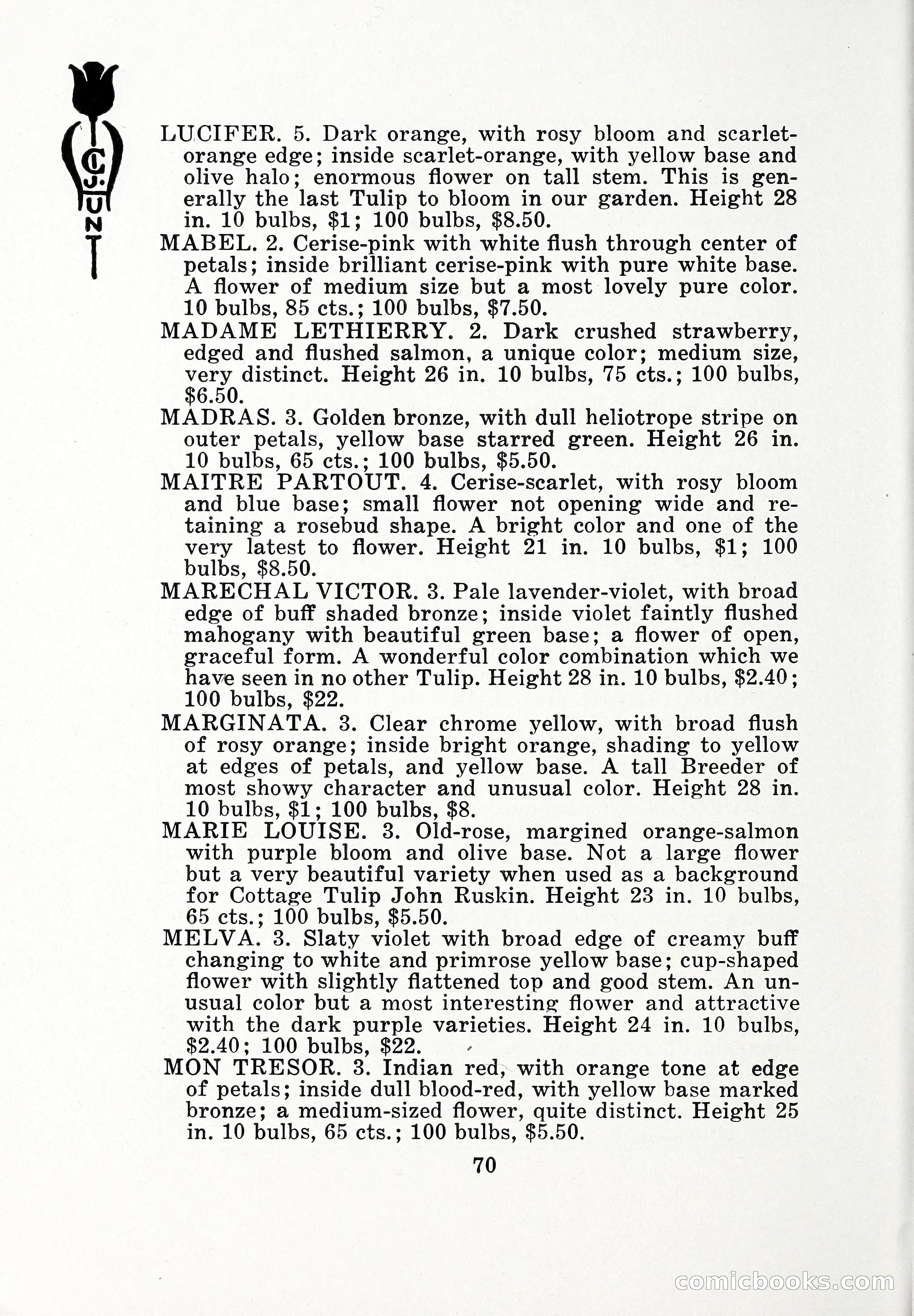 Blue Book of Bulbs, 1932 — page 75 of 121