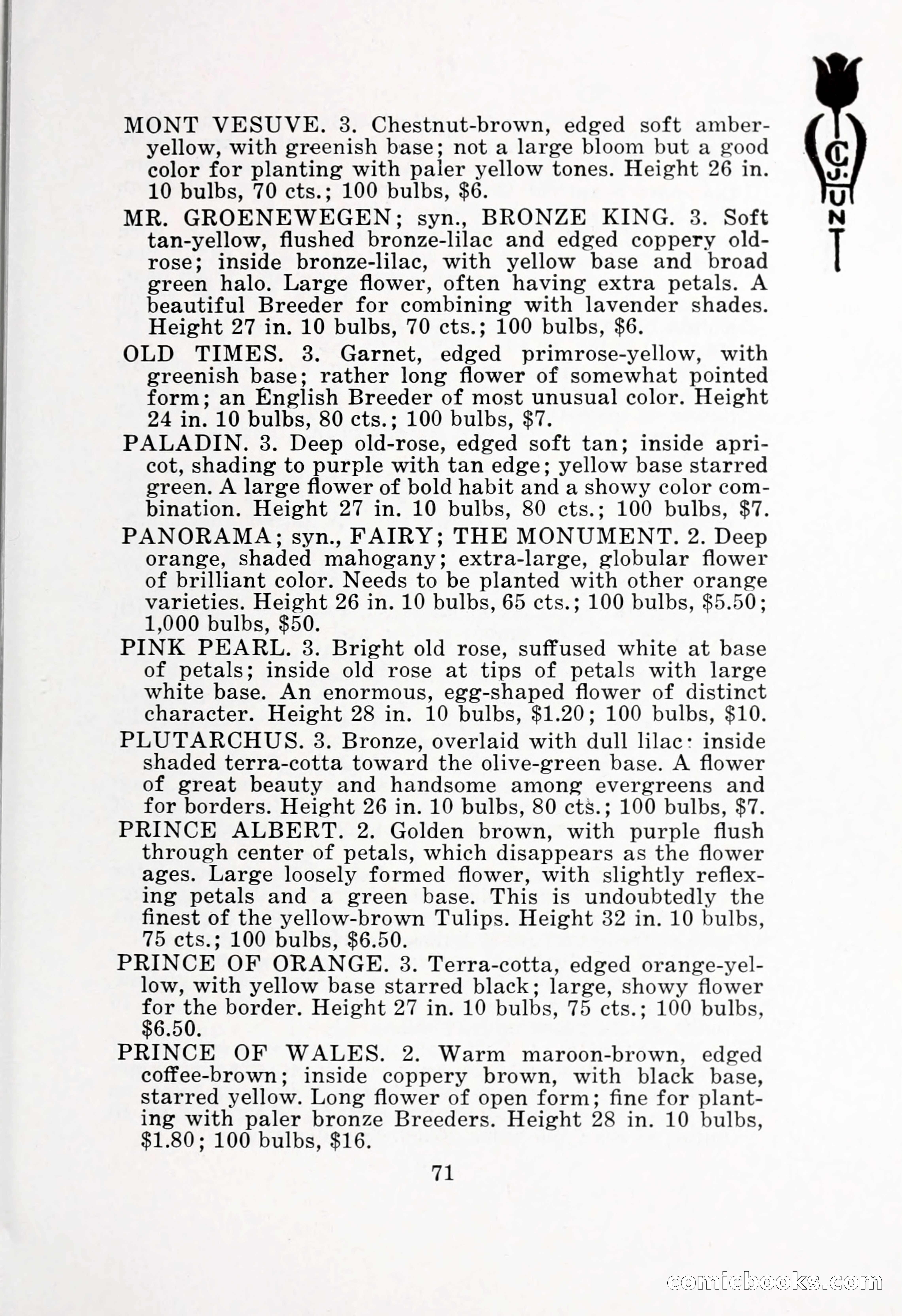 Blue Book of Bulbs, 1932 — page 76 of 121