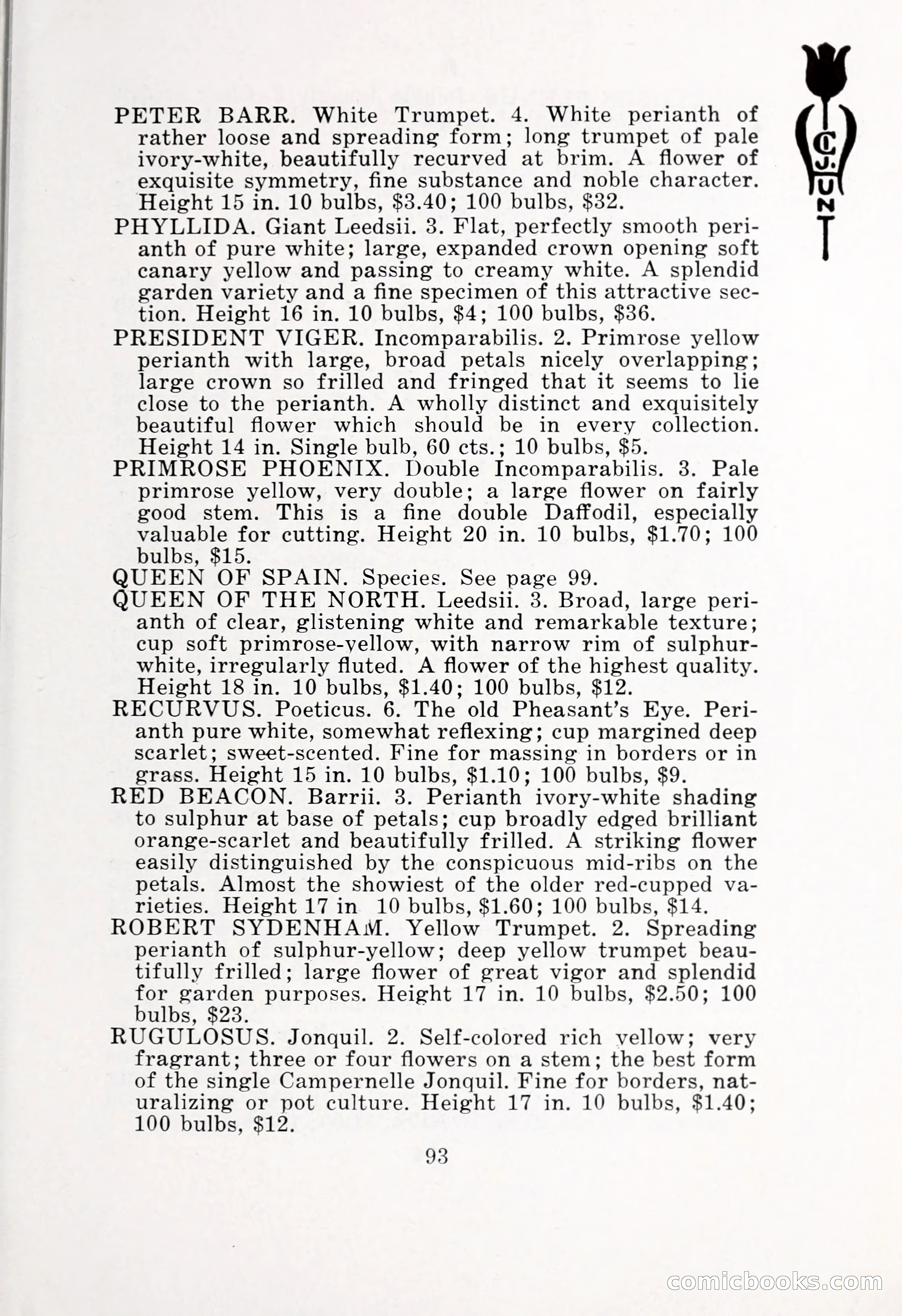 Blue Book of Bulbs, 1932 — page 98 of 121