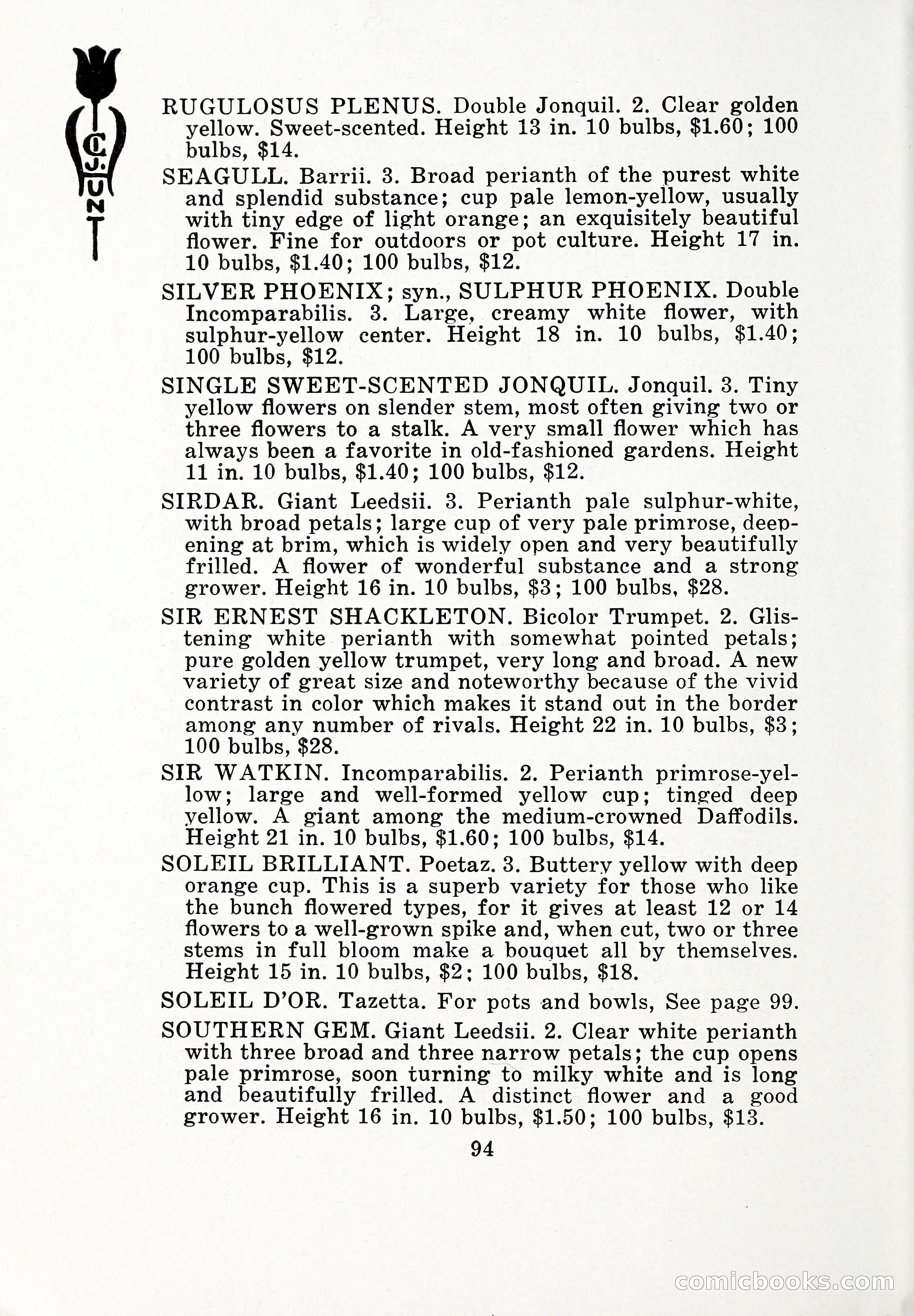Blue Book of Bulbs, 1932 — page 99 of 121