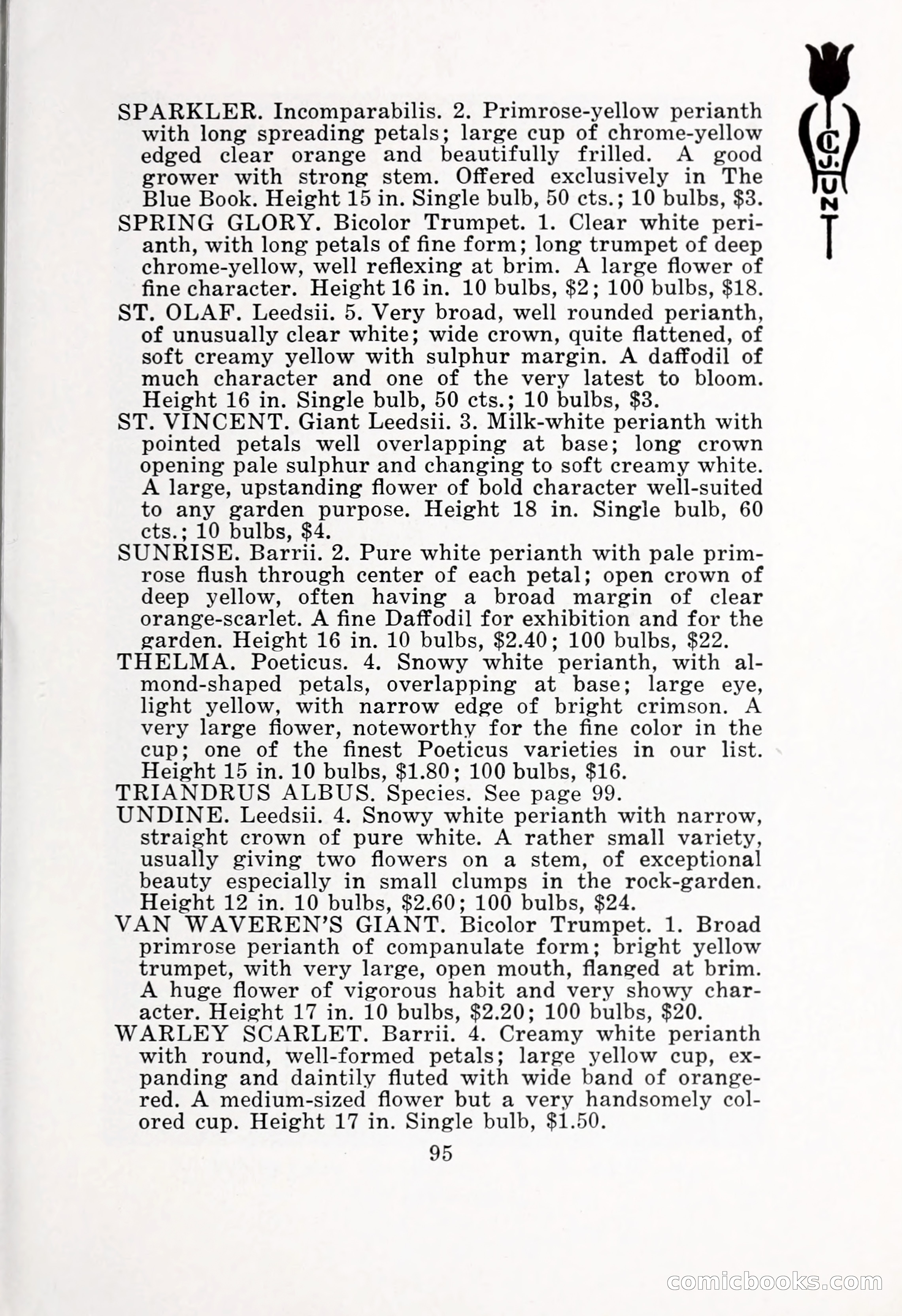 Blue Book of Bulbs, 1932 — page 100 of 121