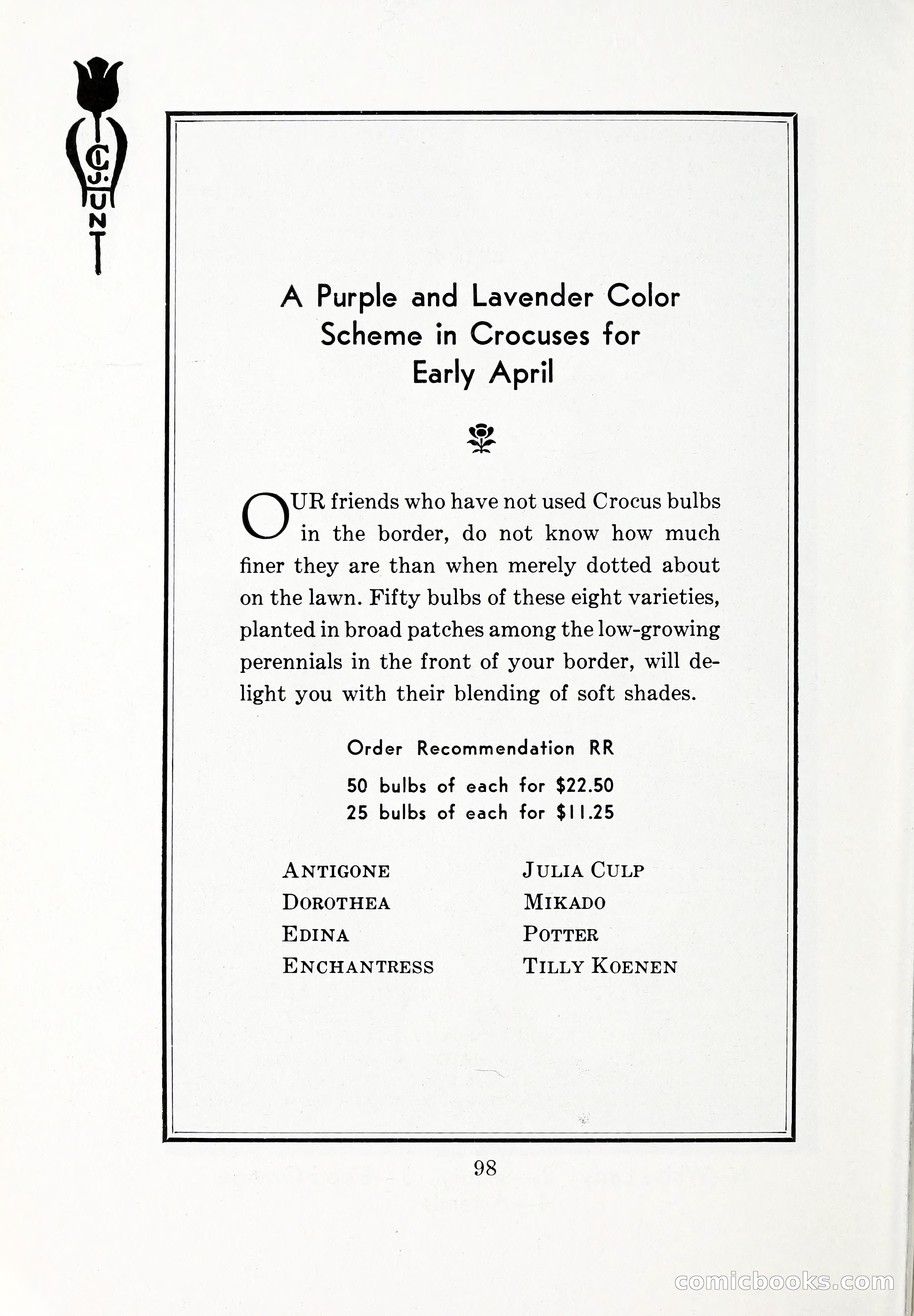 Blue Book of Bulbs, 1932 — page 103 of 121