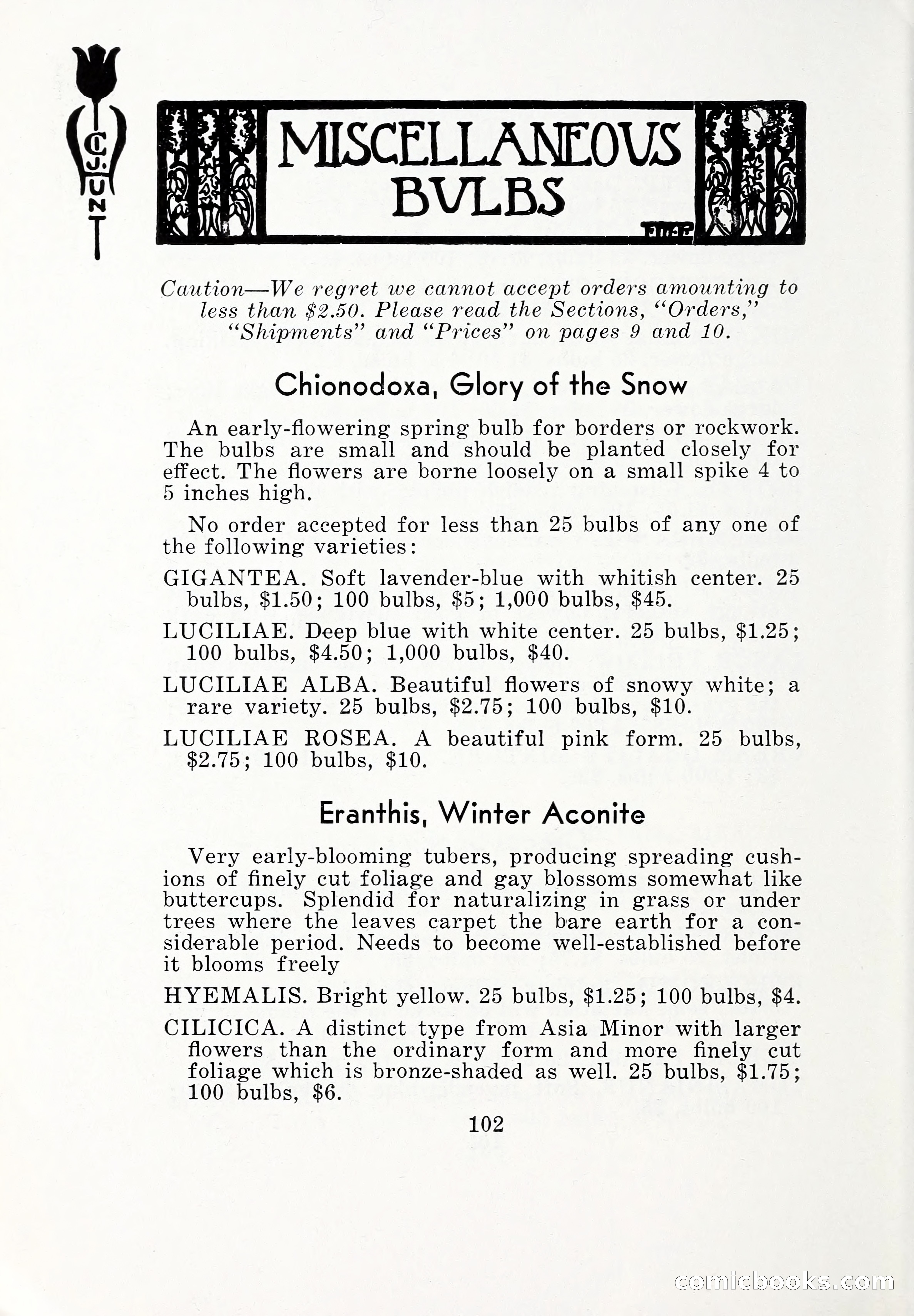Blue Book of Bulbs, 1932 — page 107 of 121