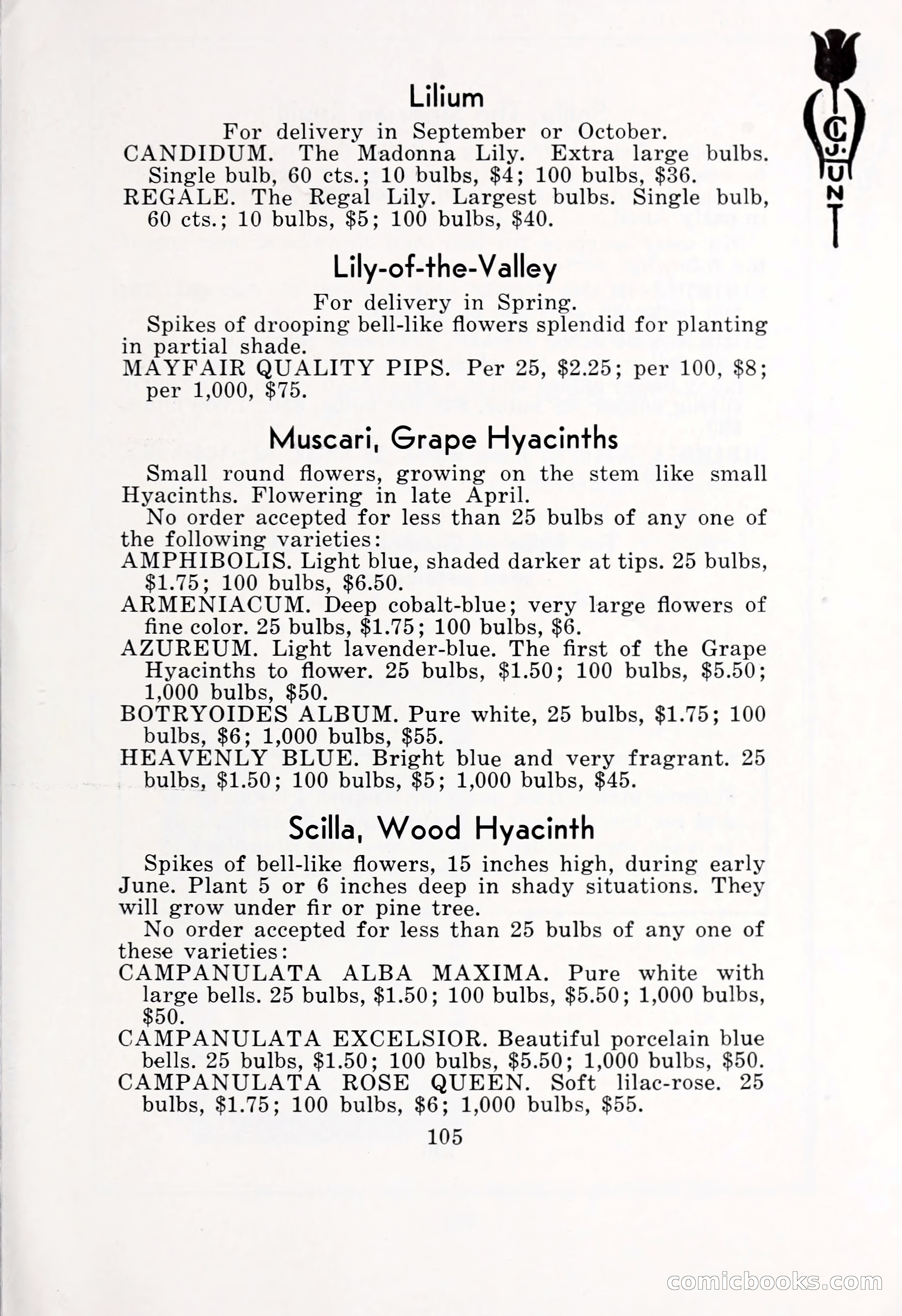 Blue Book of Bulbs, 1932 — page 110 of 121