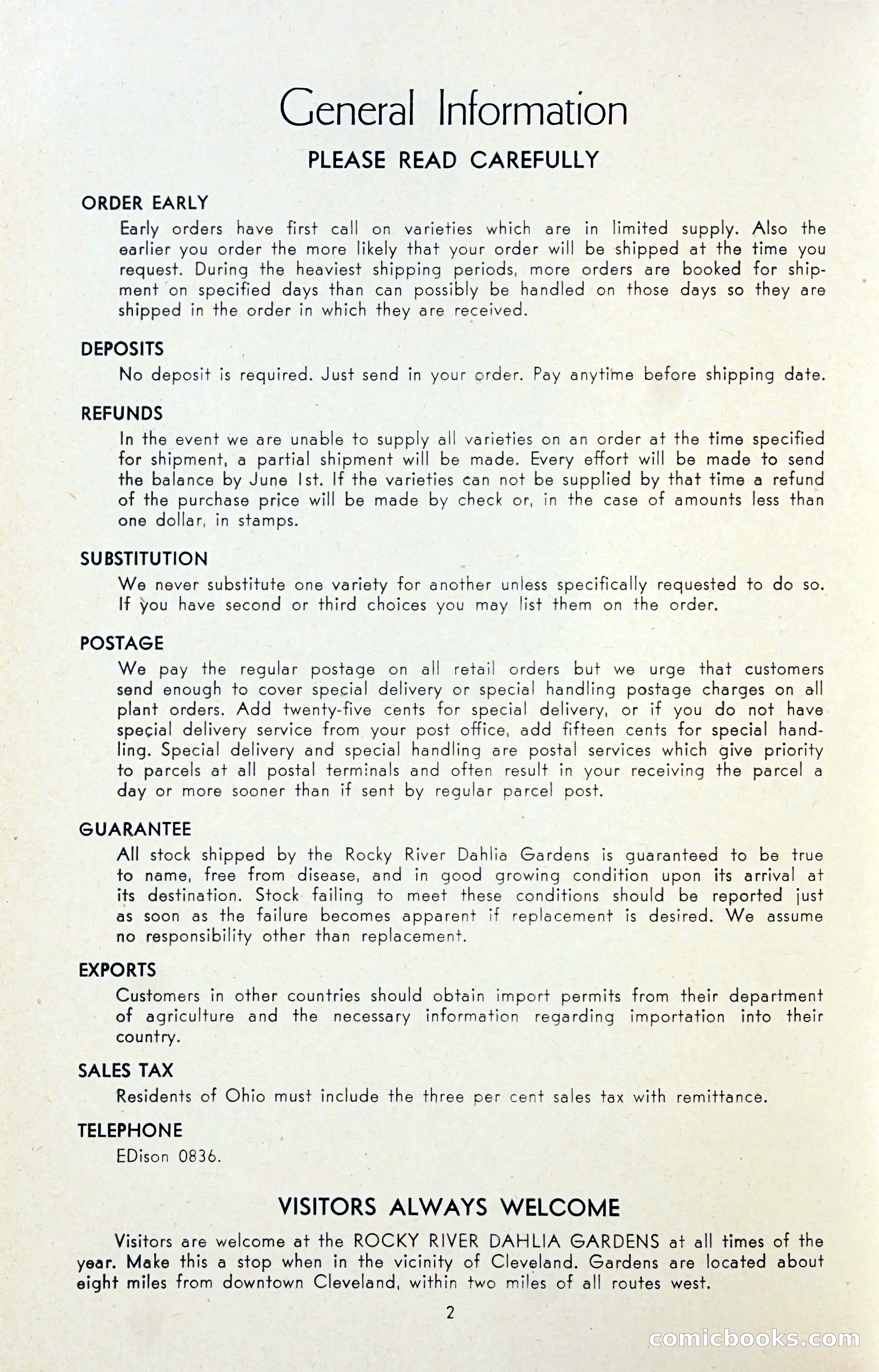 Dahlia Blue Book for 1947 — page 7 of 50