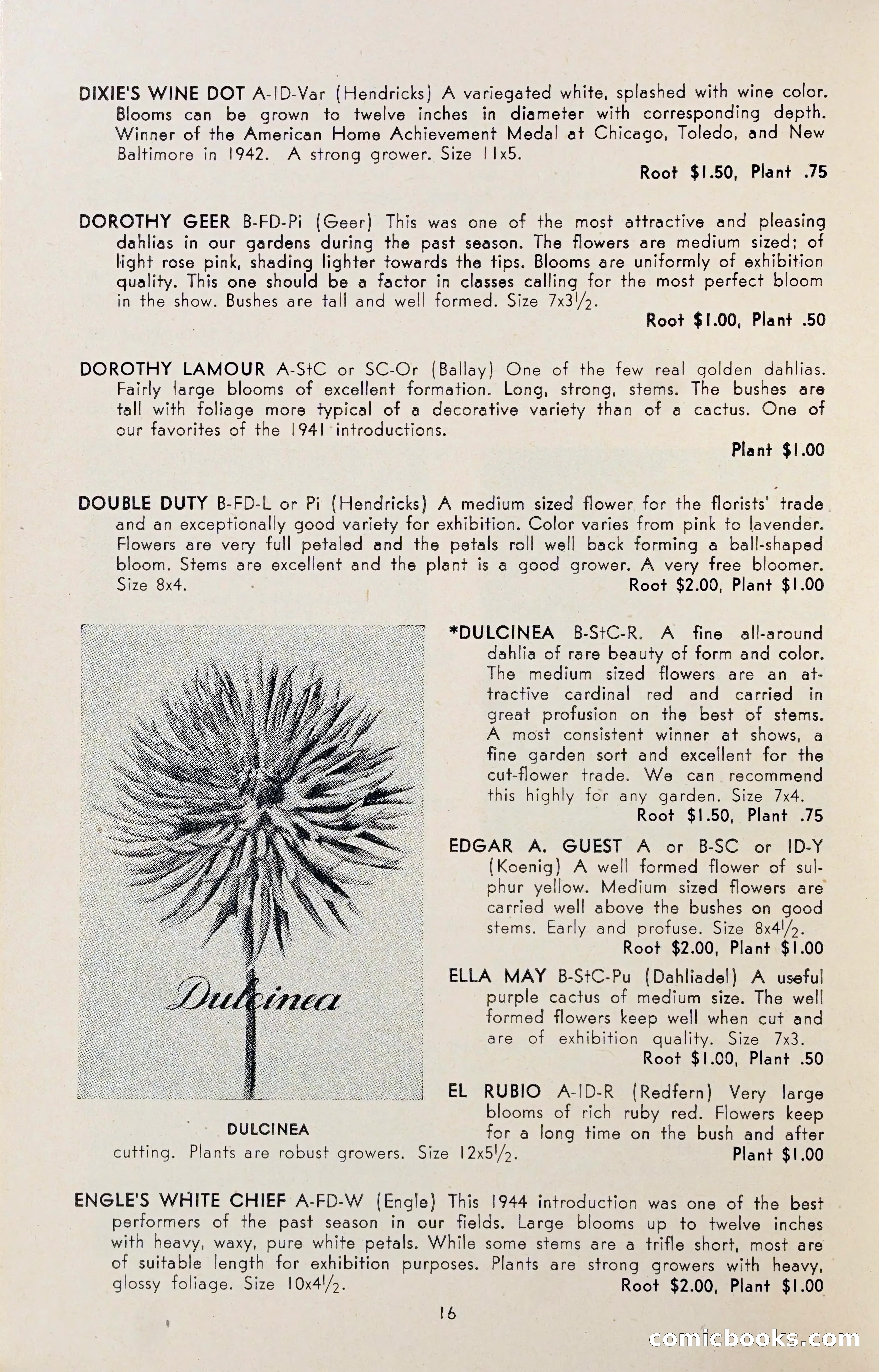 Dahlia Blue Book for 1947 — page 21 of 50