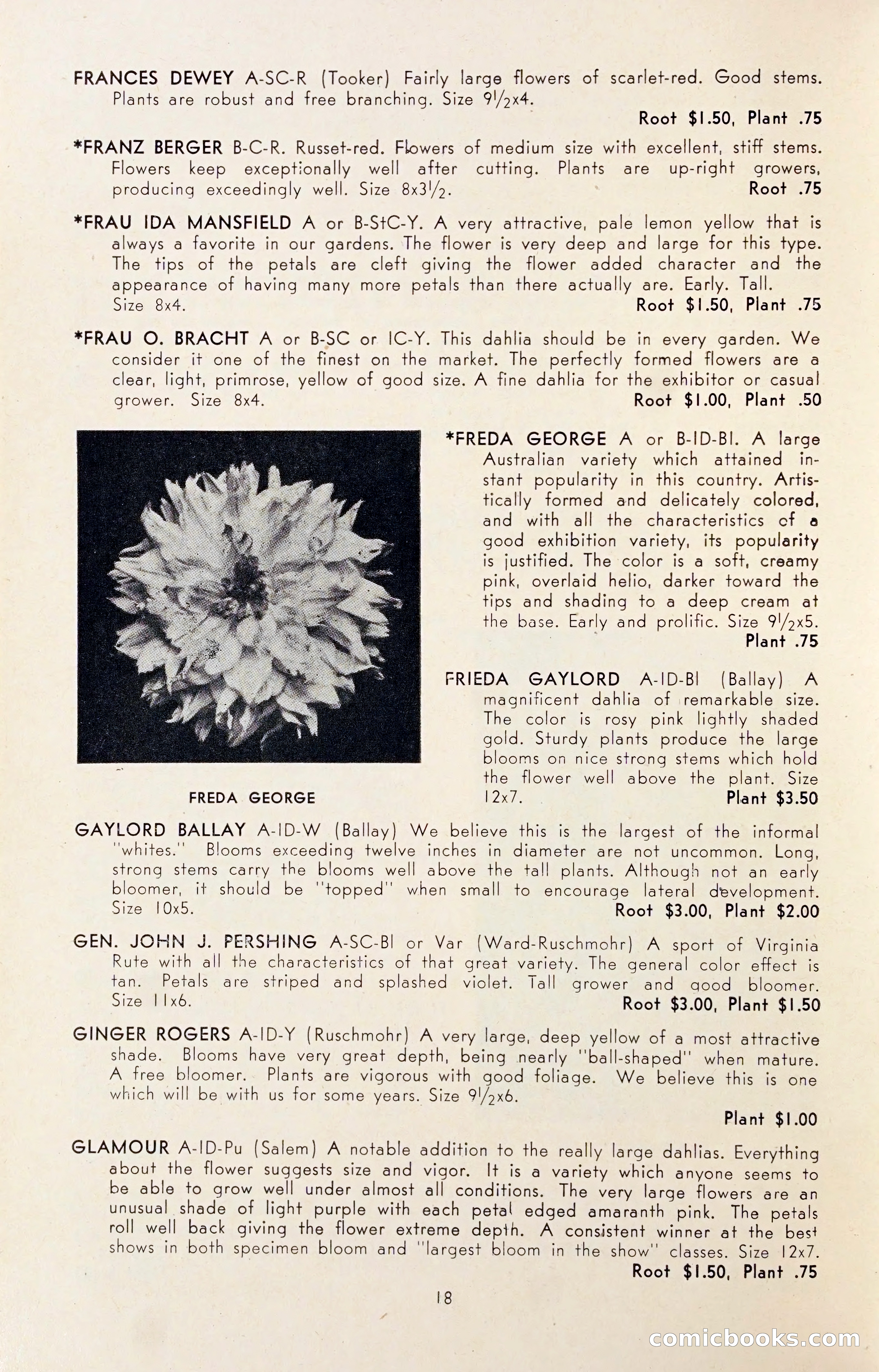 Dahlia Blue Book for 1947 — page 23 of 50