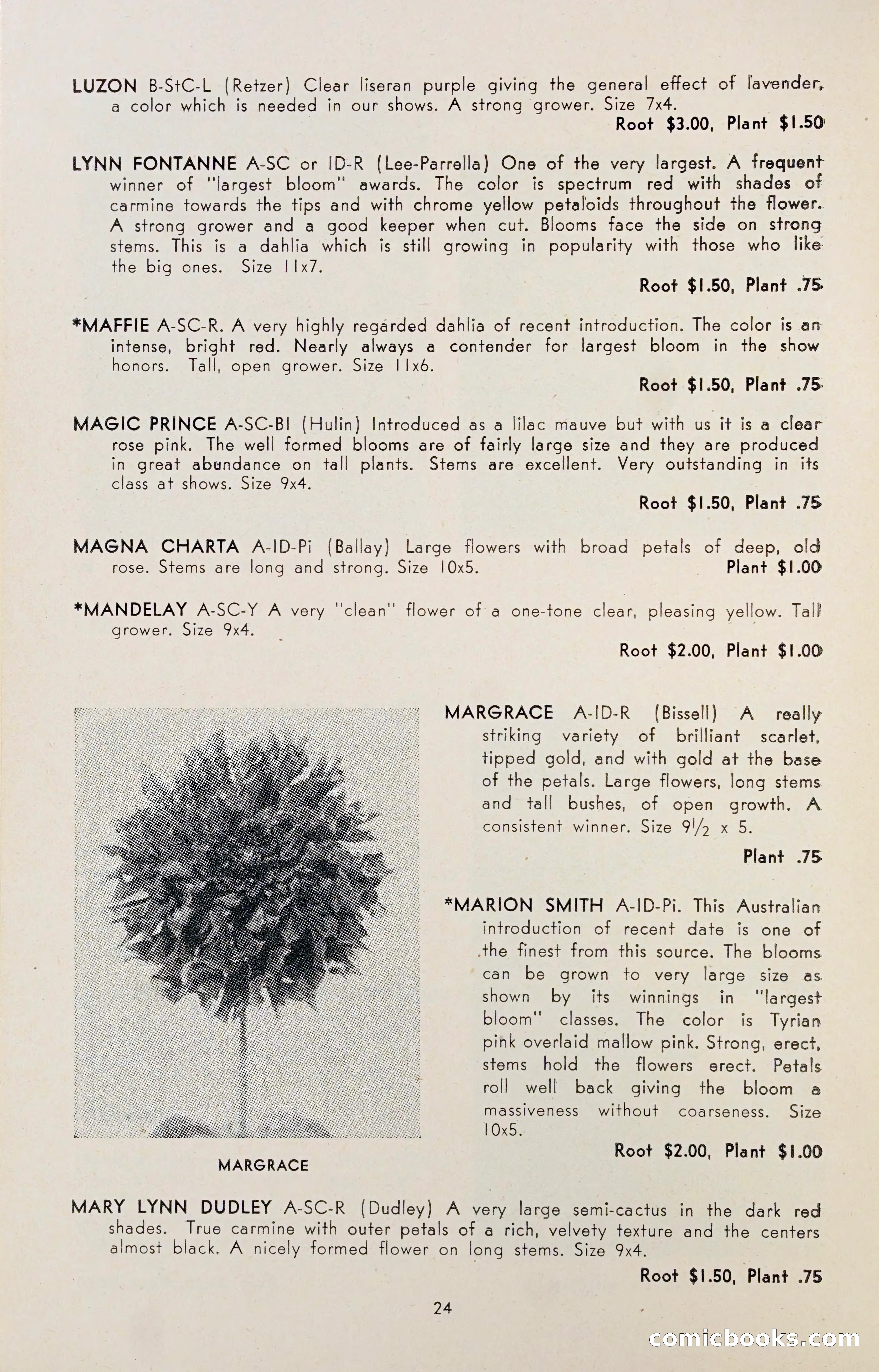 Dahlia Blue Book for 1947 — page 29 of 50
