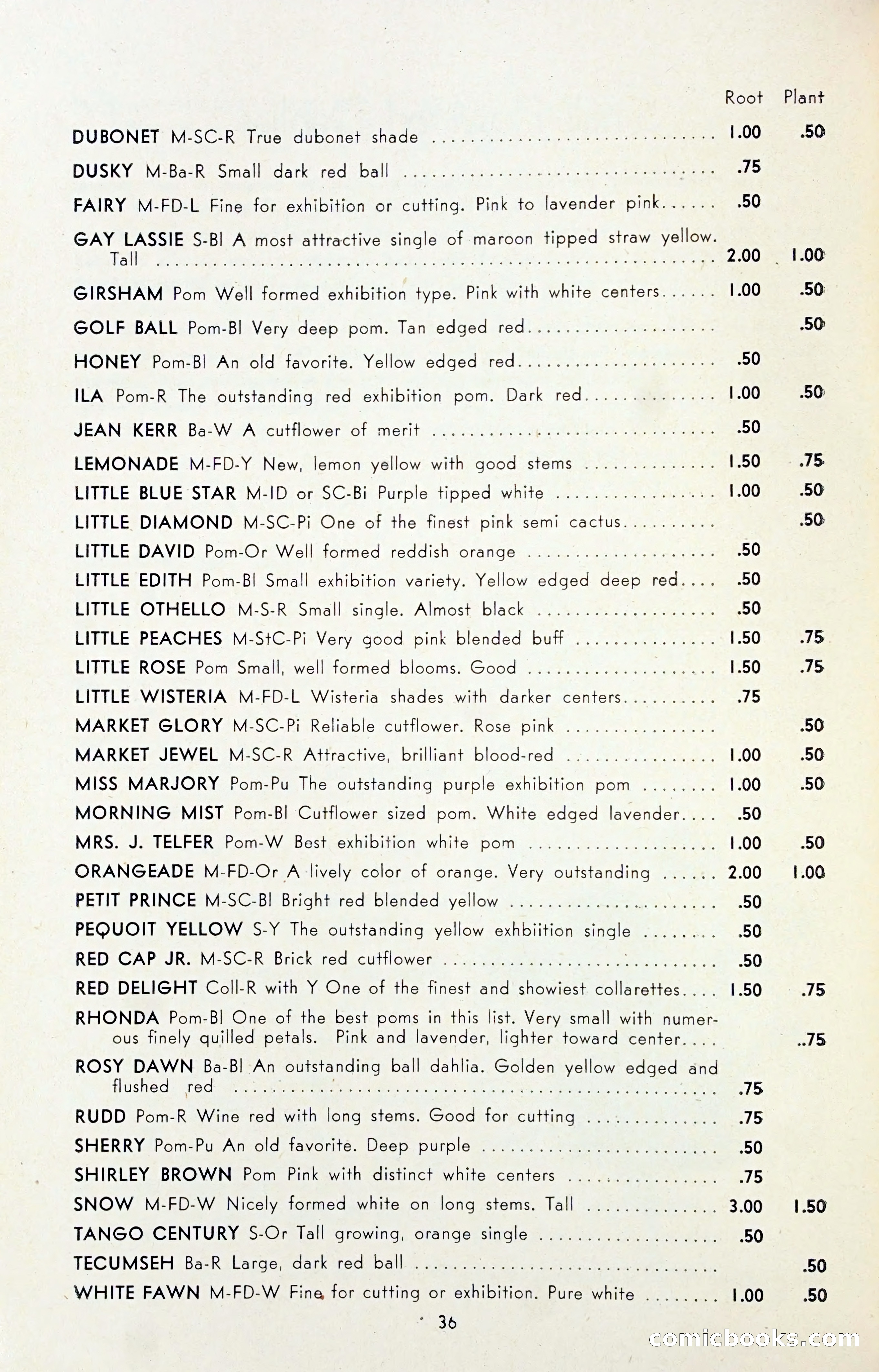 Dahlia Blue Book for 1947 — page 41 of 50