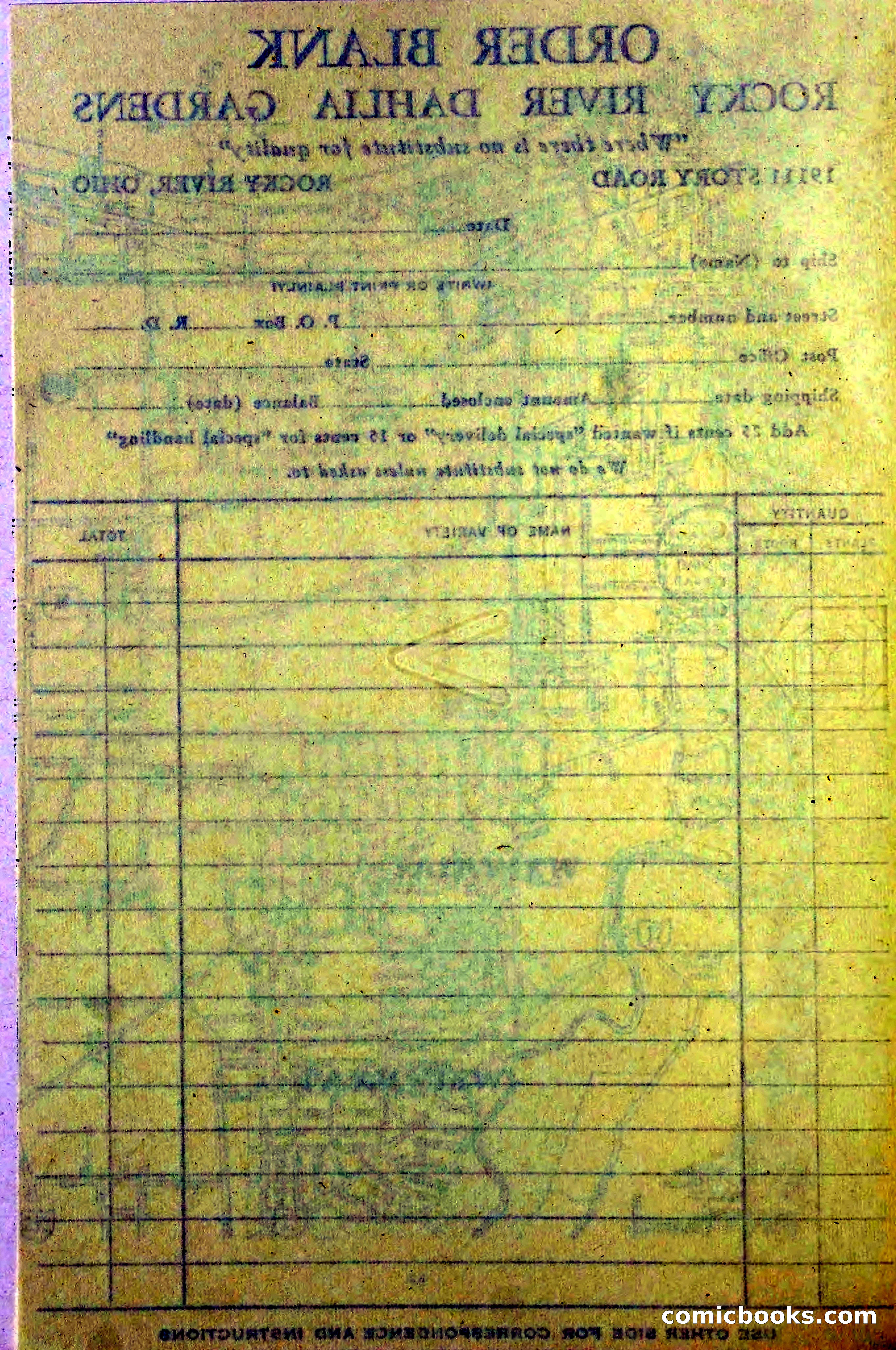 Dahlia Blue Book for 1947 — page 51 of 50