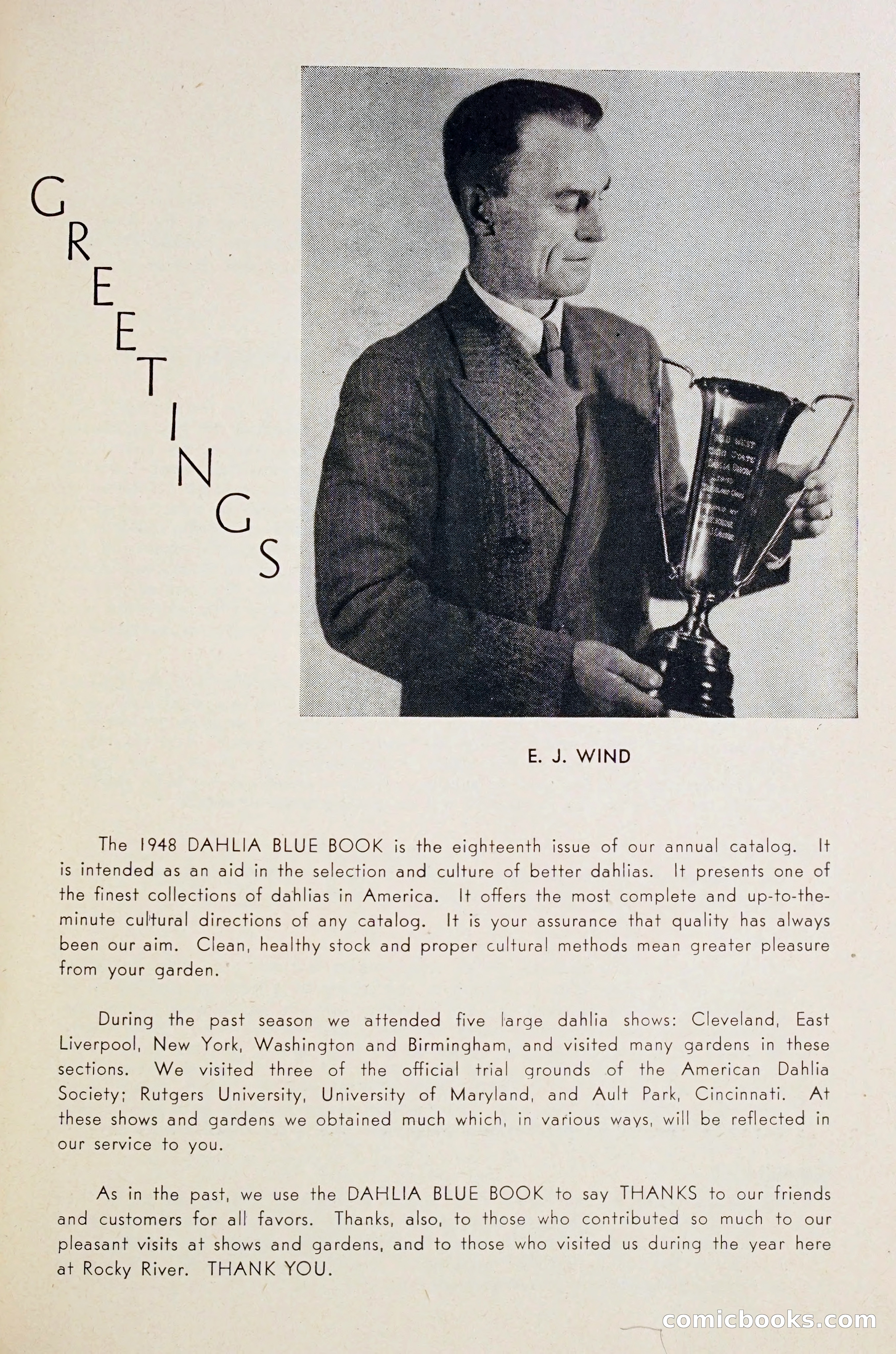 Dahlia Blue Book for 1948 — page 6 of 54