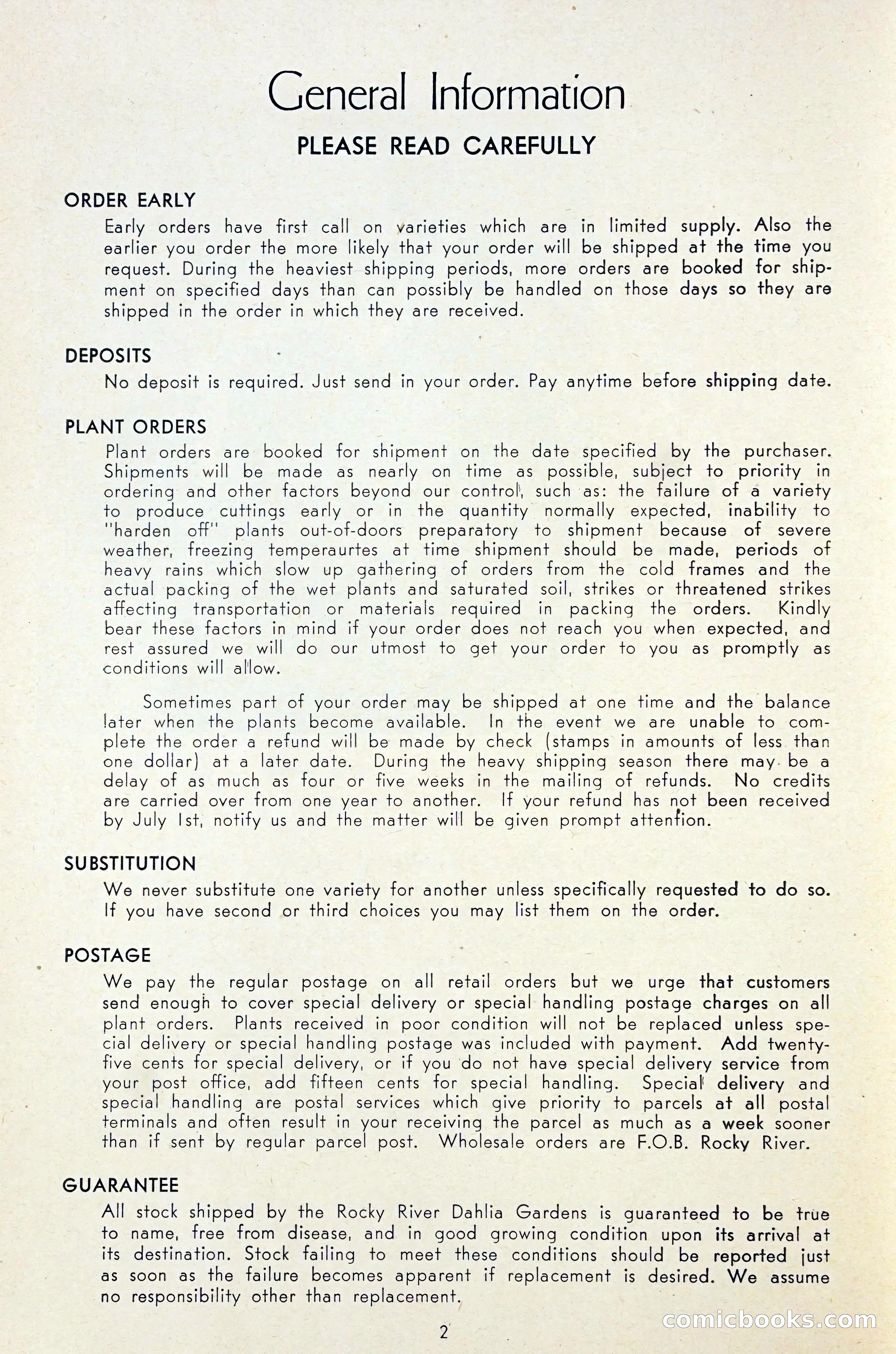 Dahlia Blue Book for 1948 — page 7 of 54