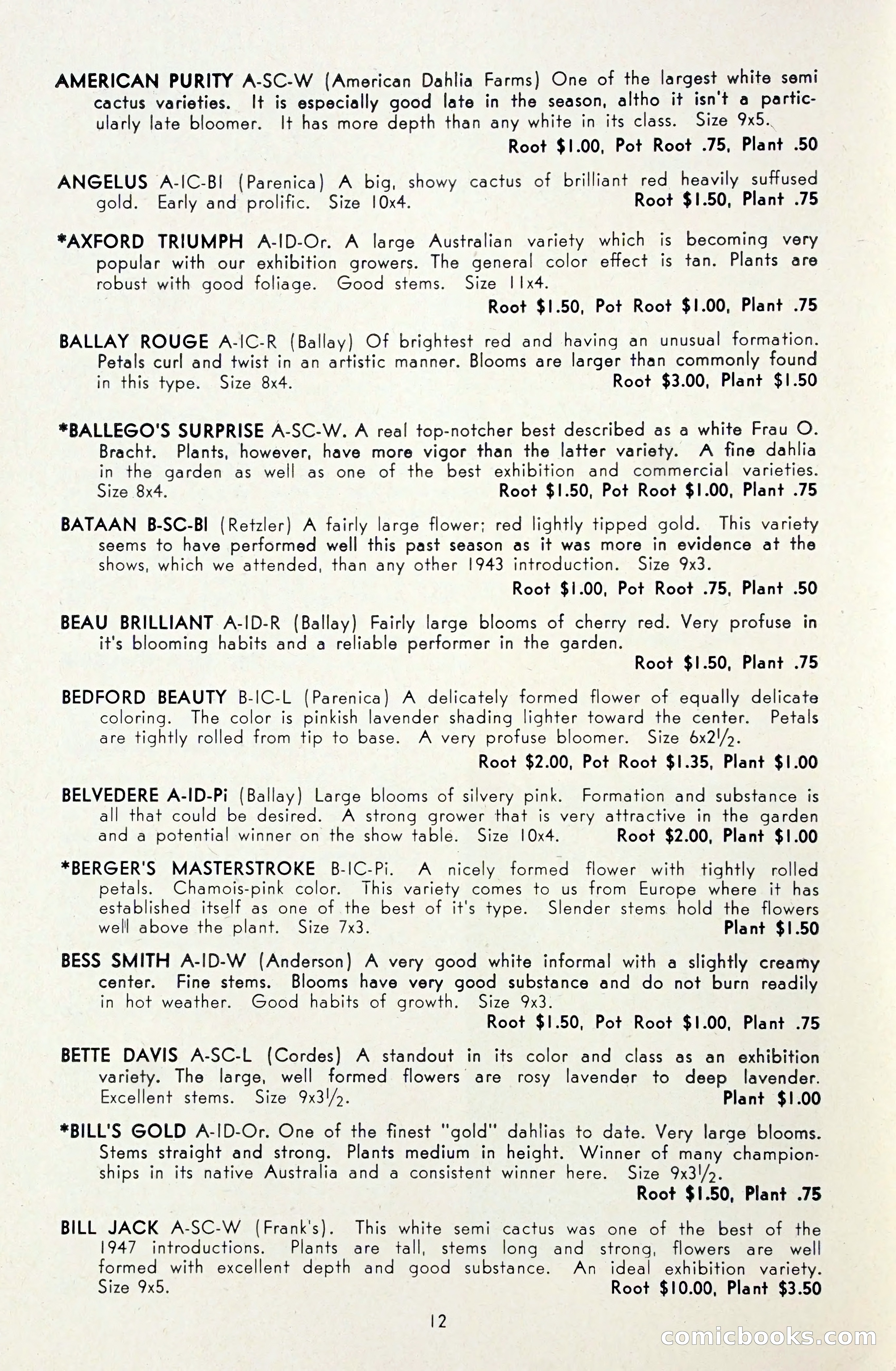 Dahlia Blue Book for 1948 — page 17 of 54
