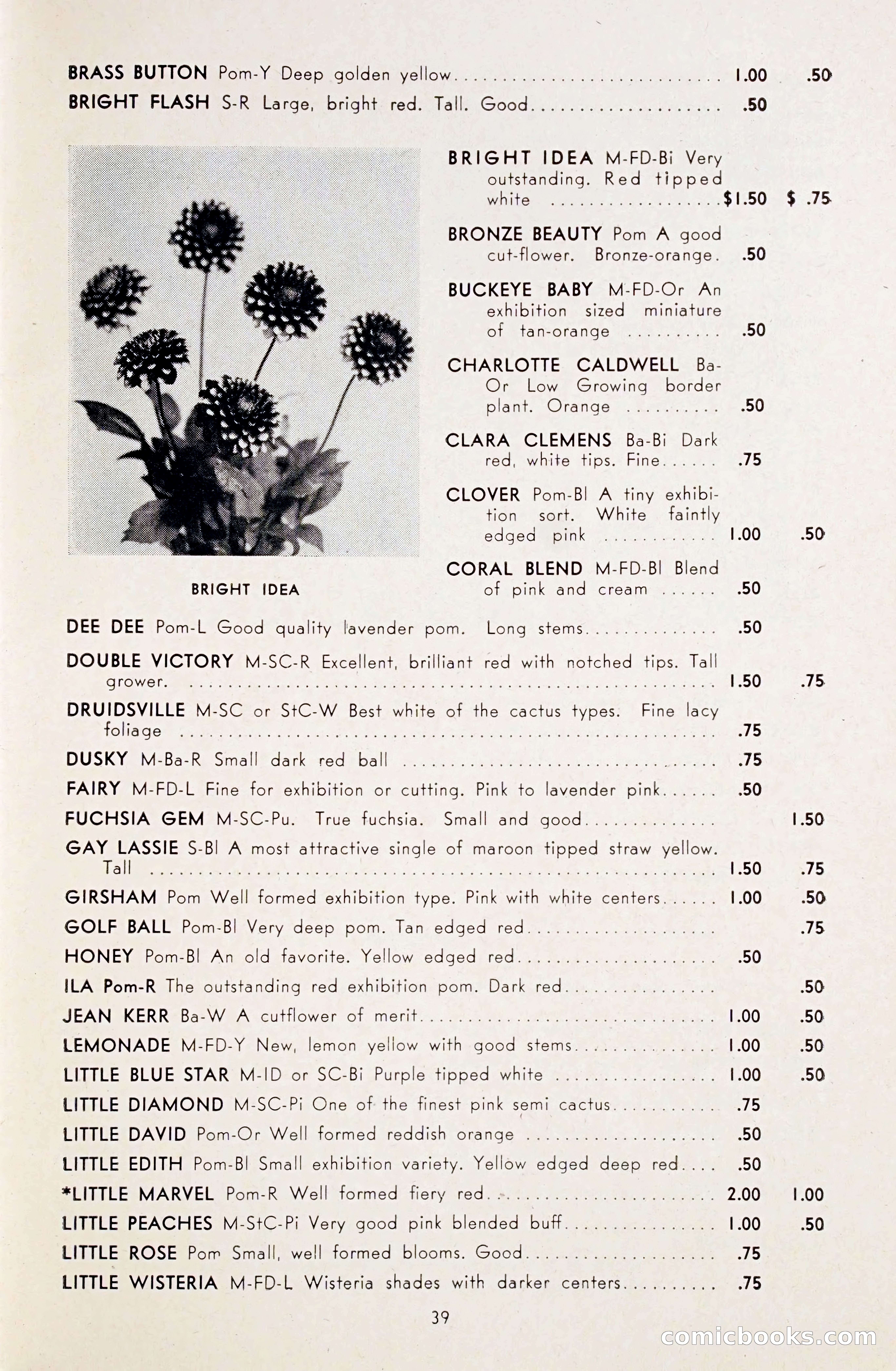 Dahlia Blue Book for 1948 — page 44 of 54