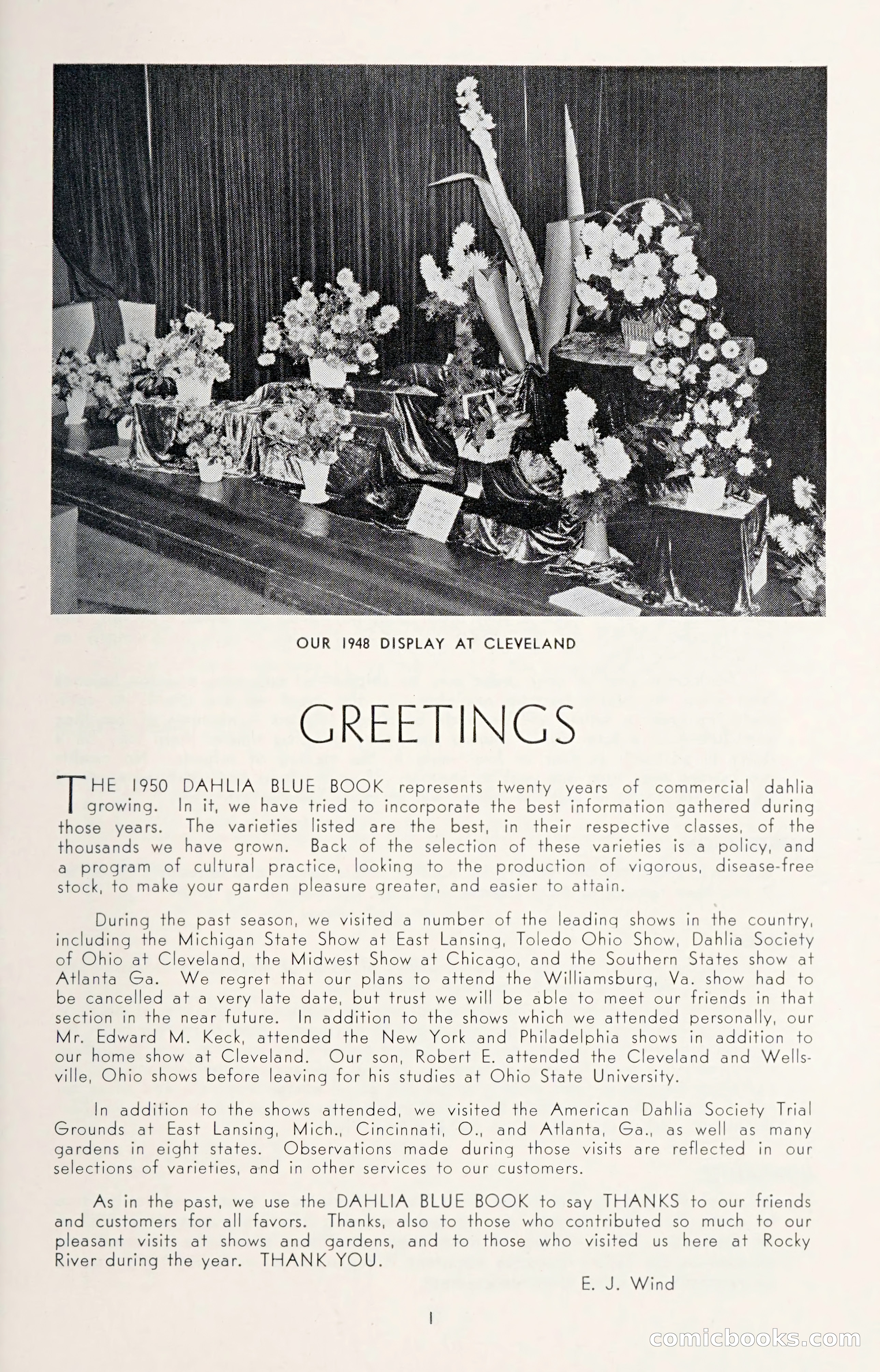 Dahlia Blue Book for 1950 — page 5 of 62