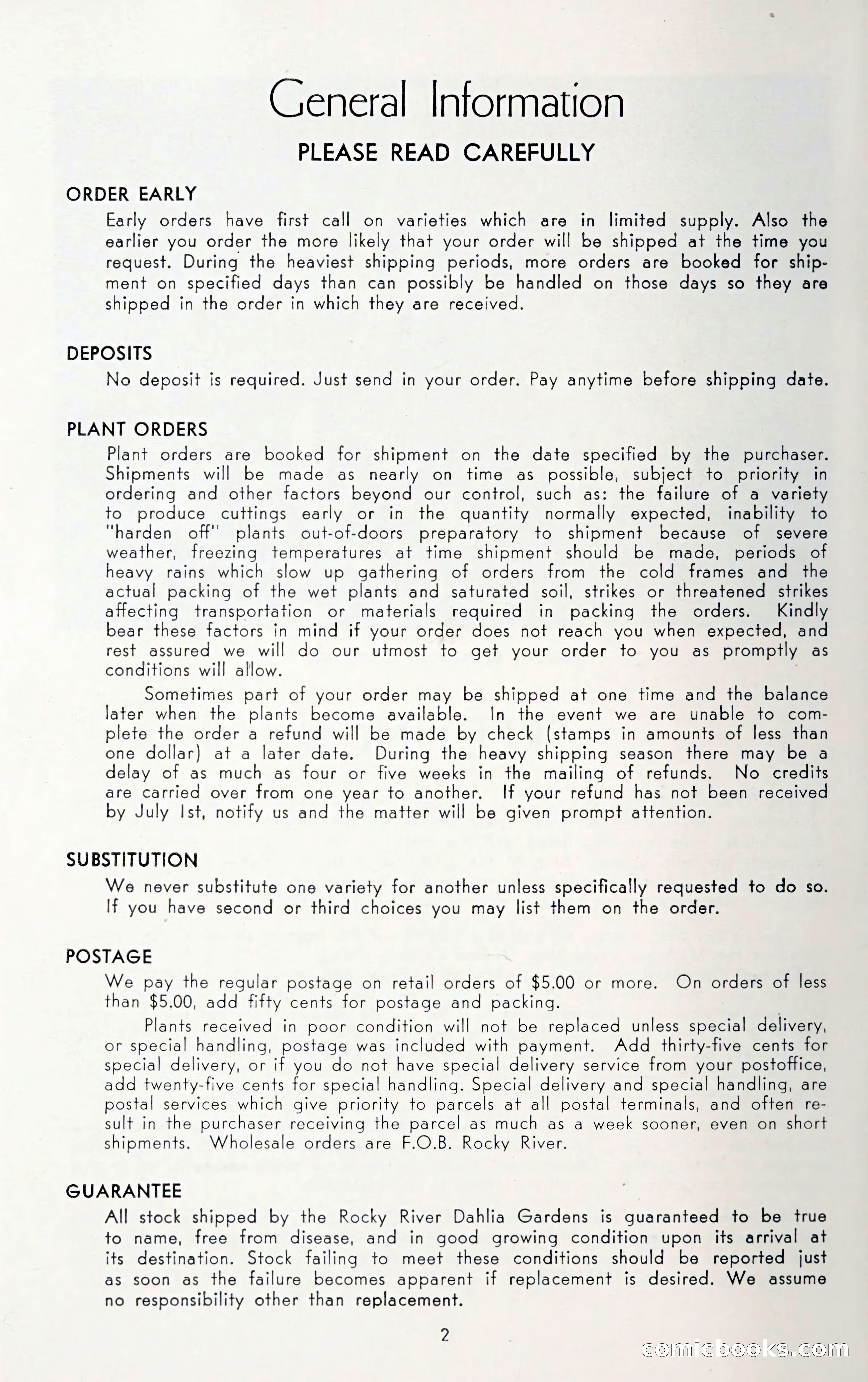 Dahlia Blue Book for 1950 — page 6 of 62