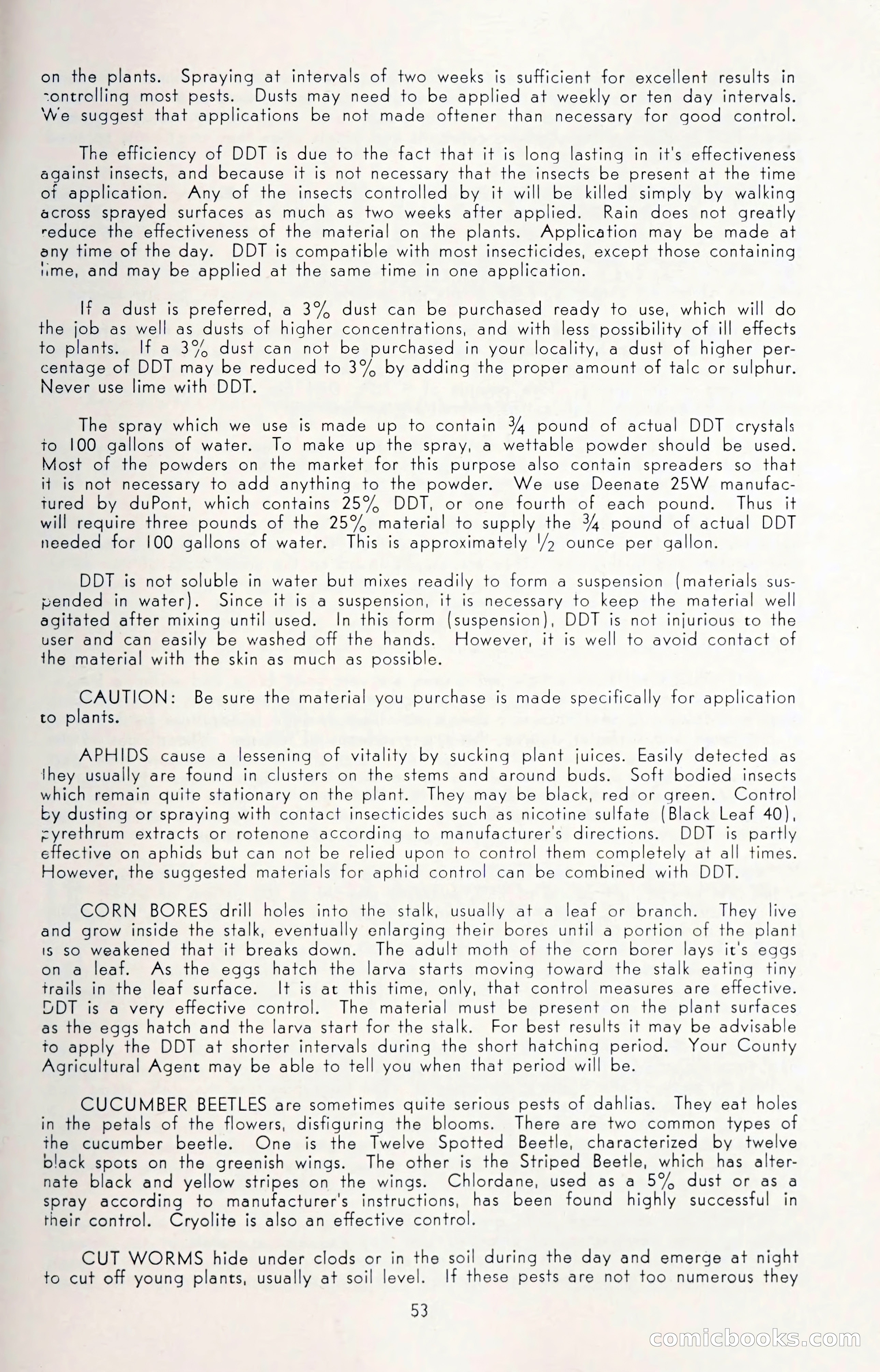 Dahlia Blue Book for 1950 — page 57 of 62