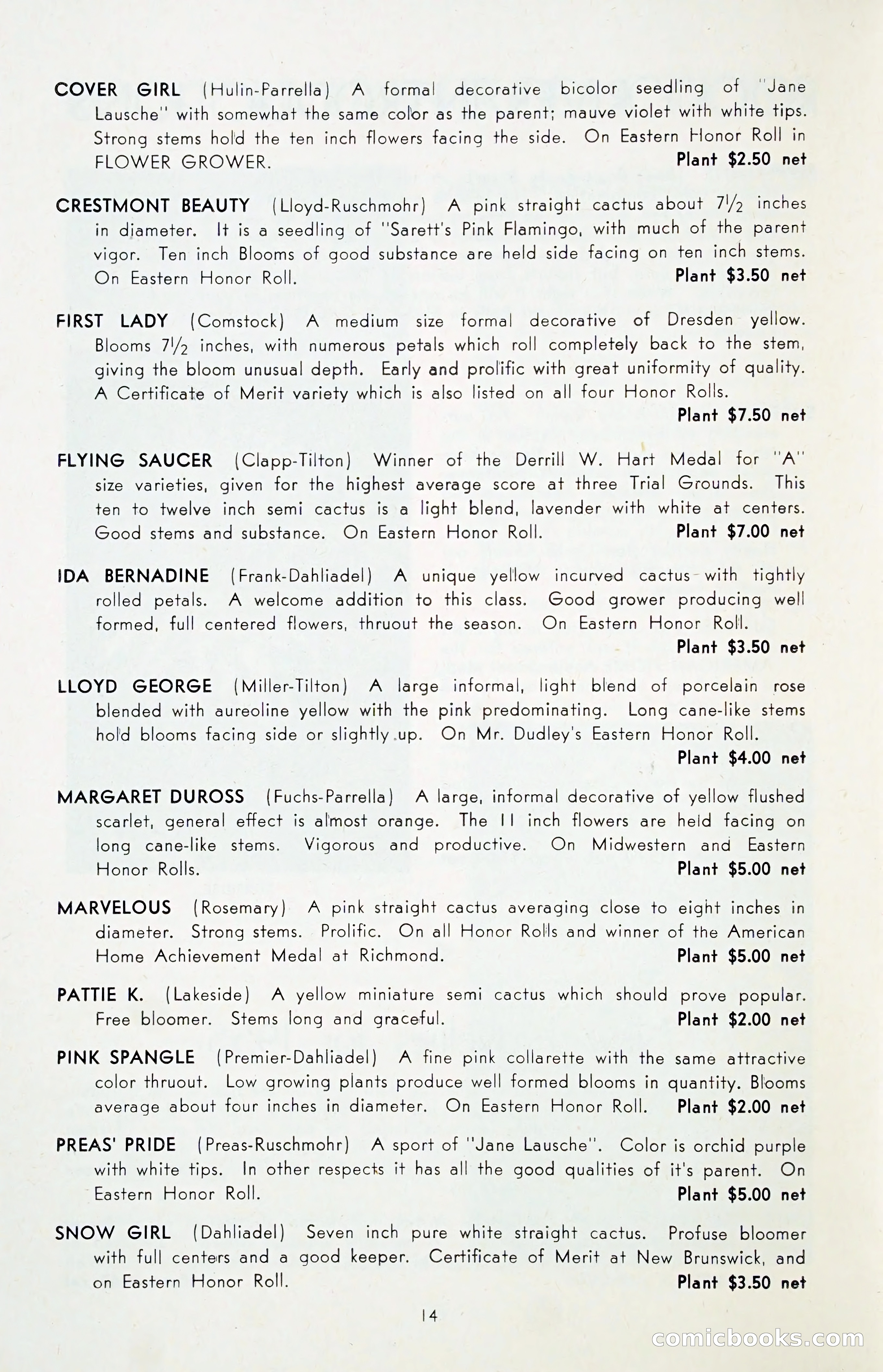 The Dahlia Blue Book for 1955 — page 17 of 79