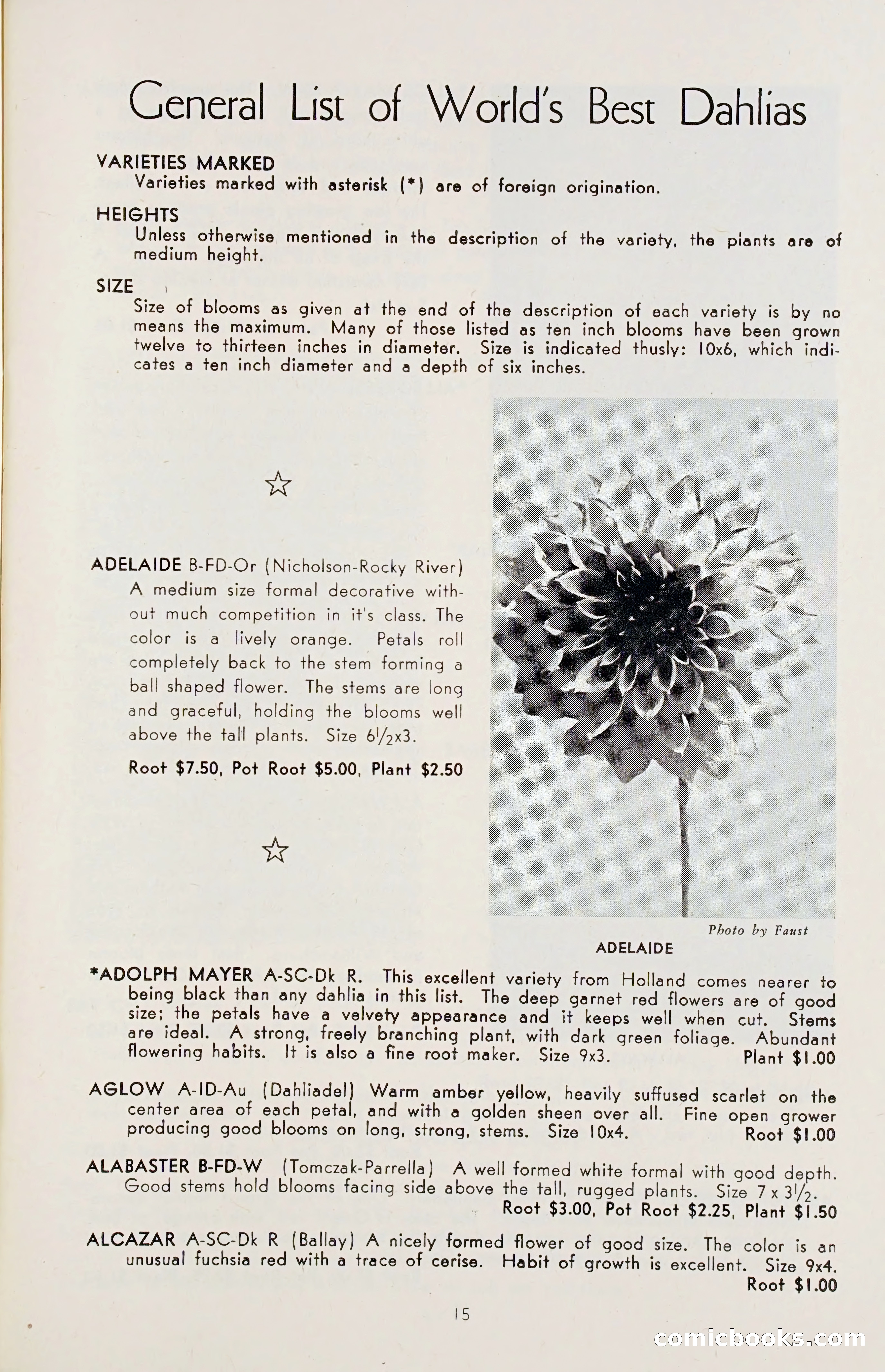 The Dahlia Blue Book for 1955 — page 18 of 79