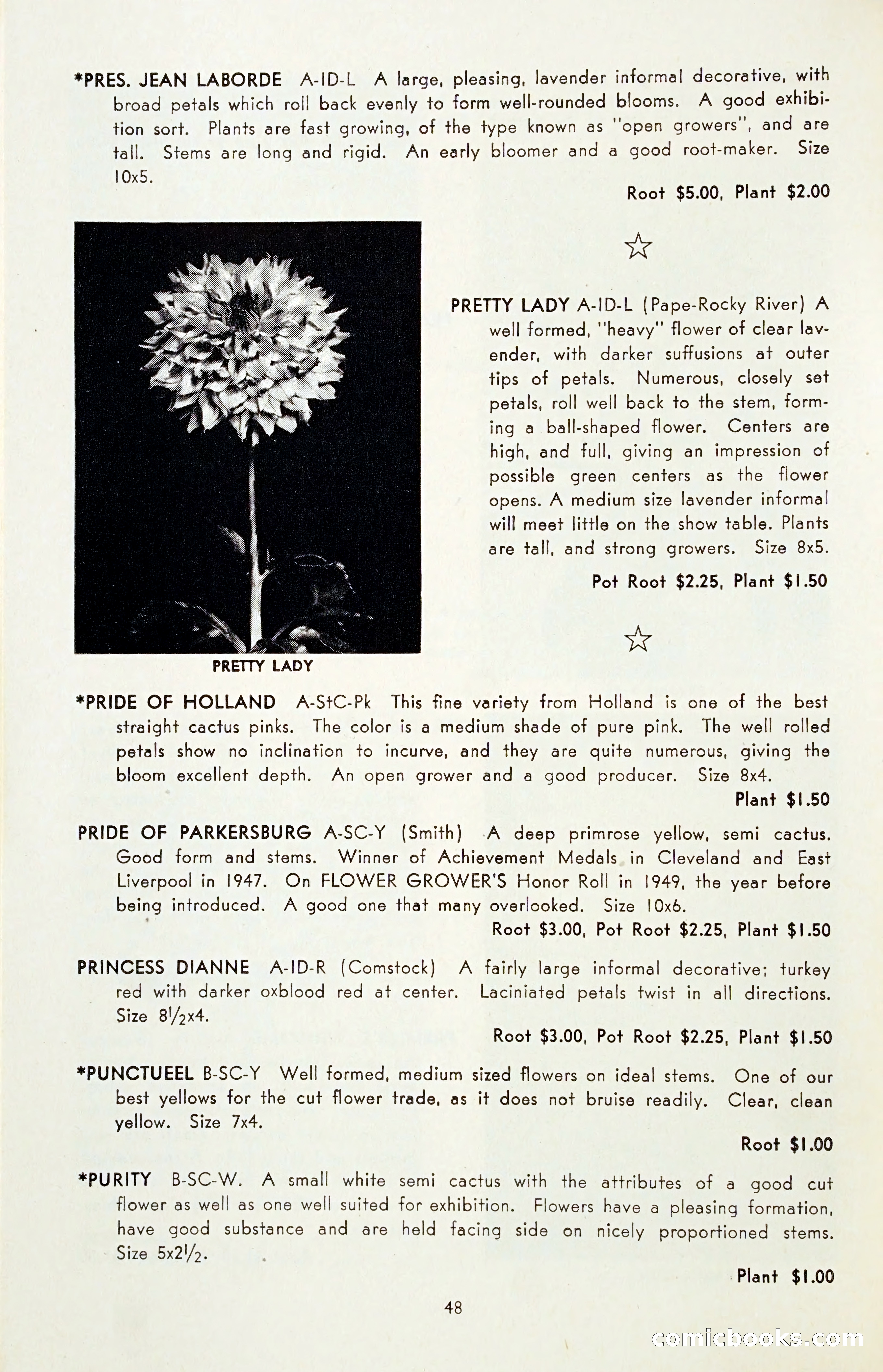 The Dahlia Blue Book for 1955 — page 51 of 79