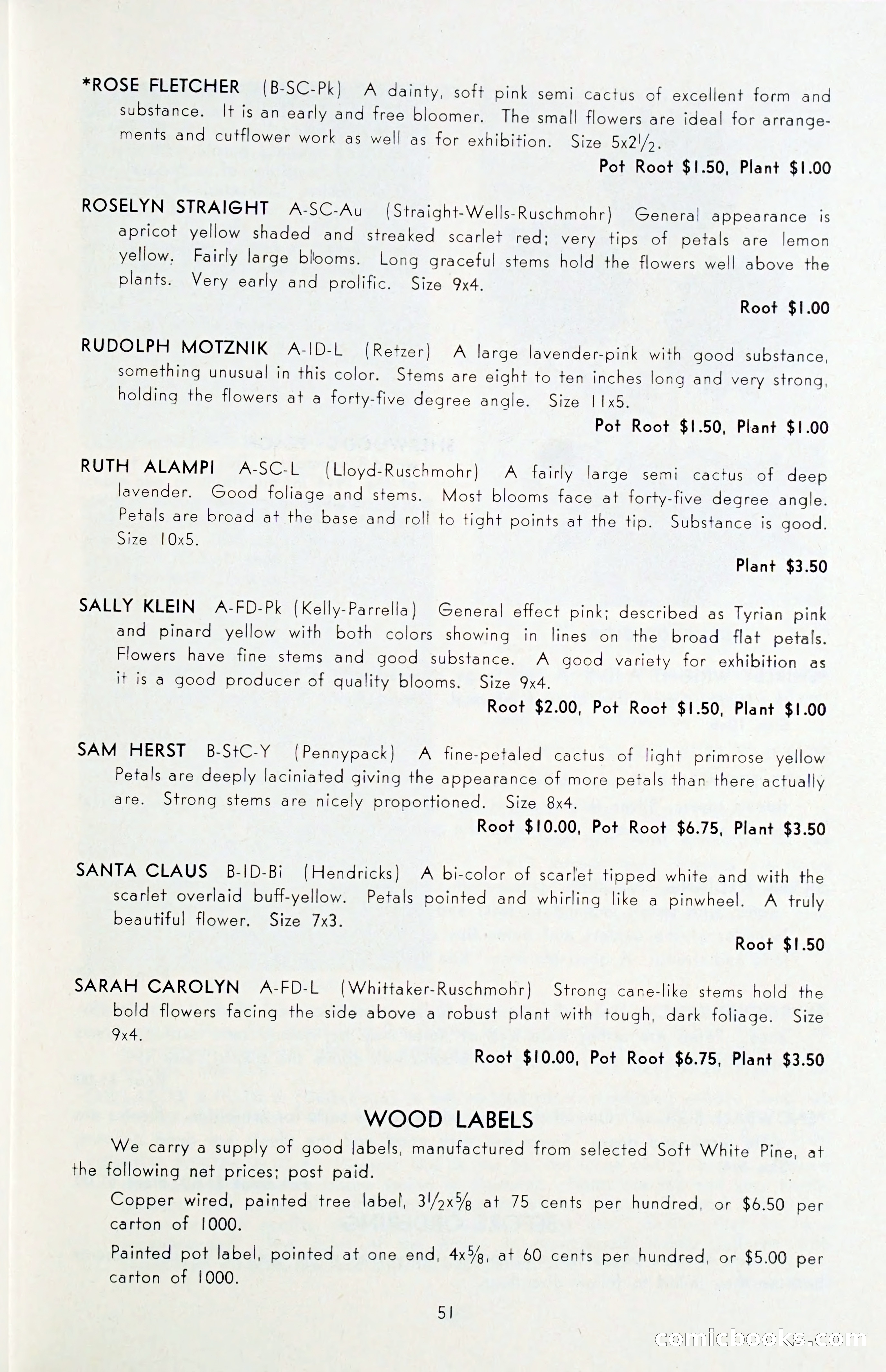 The Dahlia Blue Book for 1955 — page 54 of 79