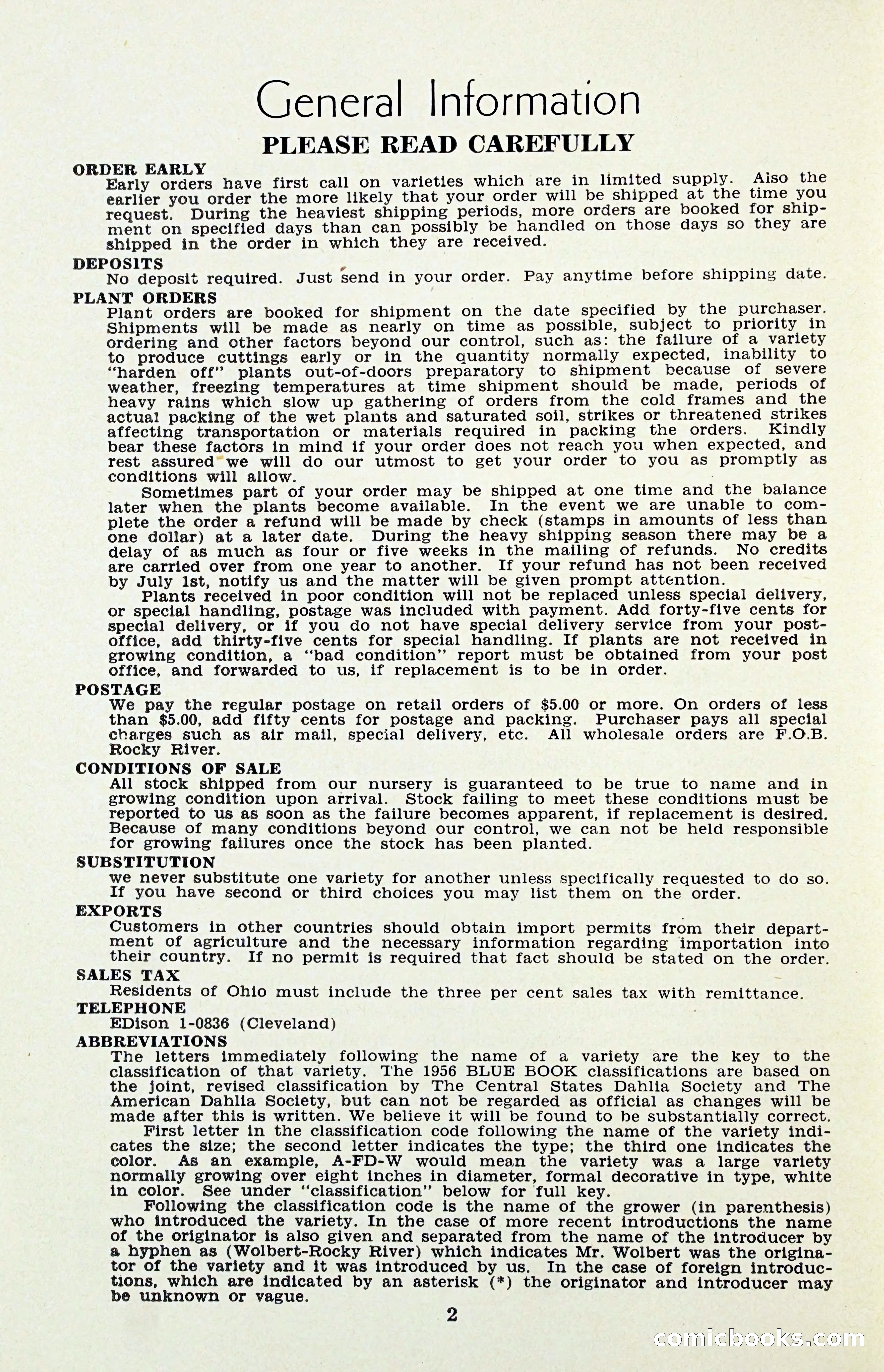 The Dahlia Blue Book for 1956 — page 5 of 69