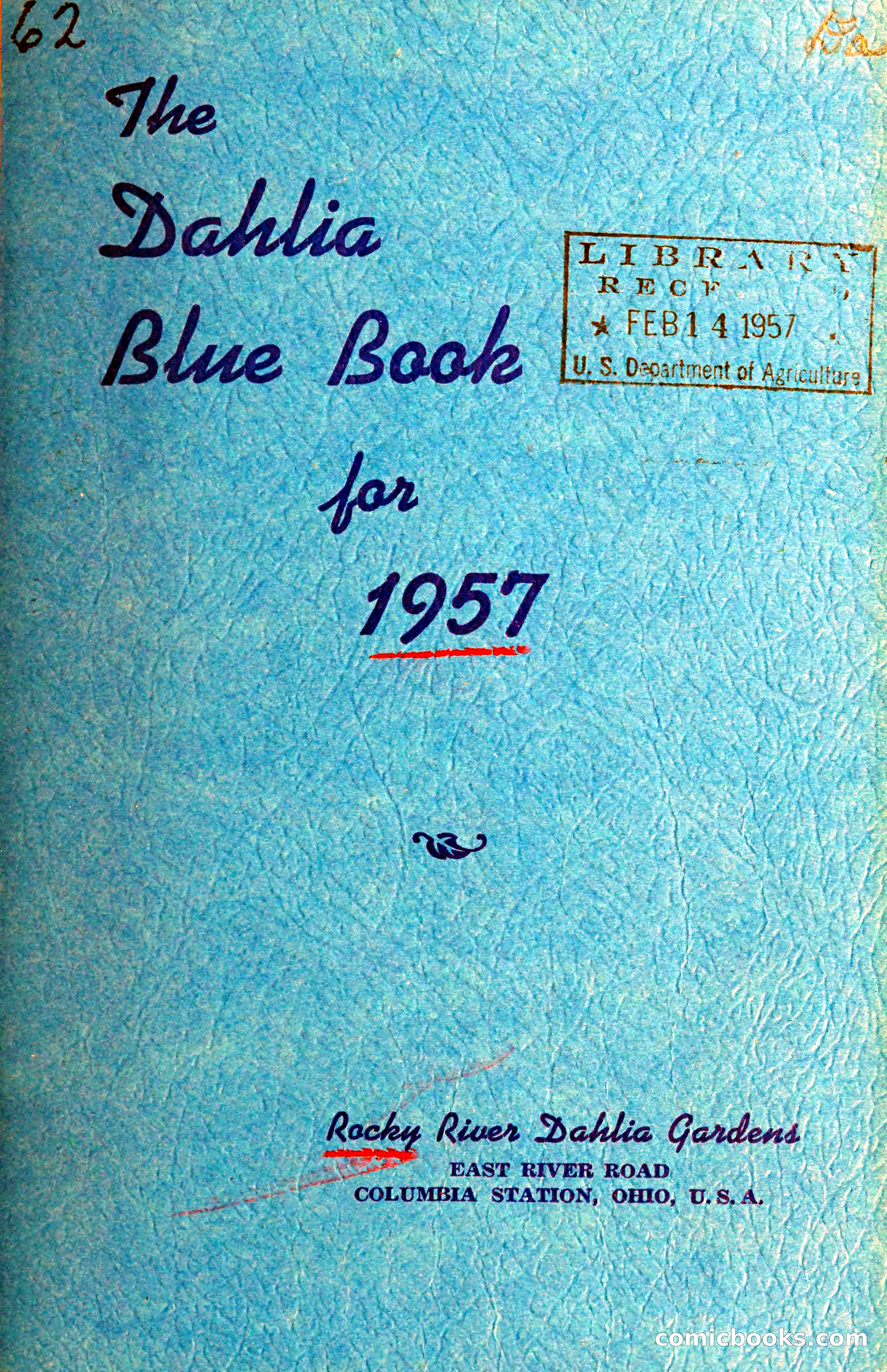 The Dahlia Blue Book for 1957 — page 2 of 69