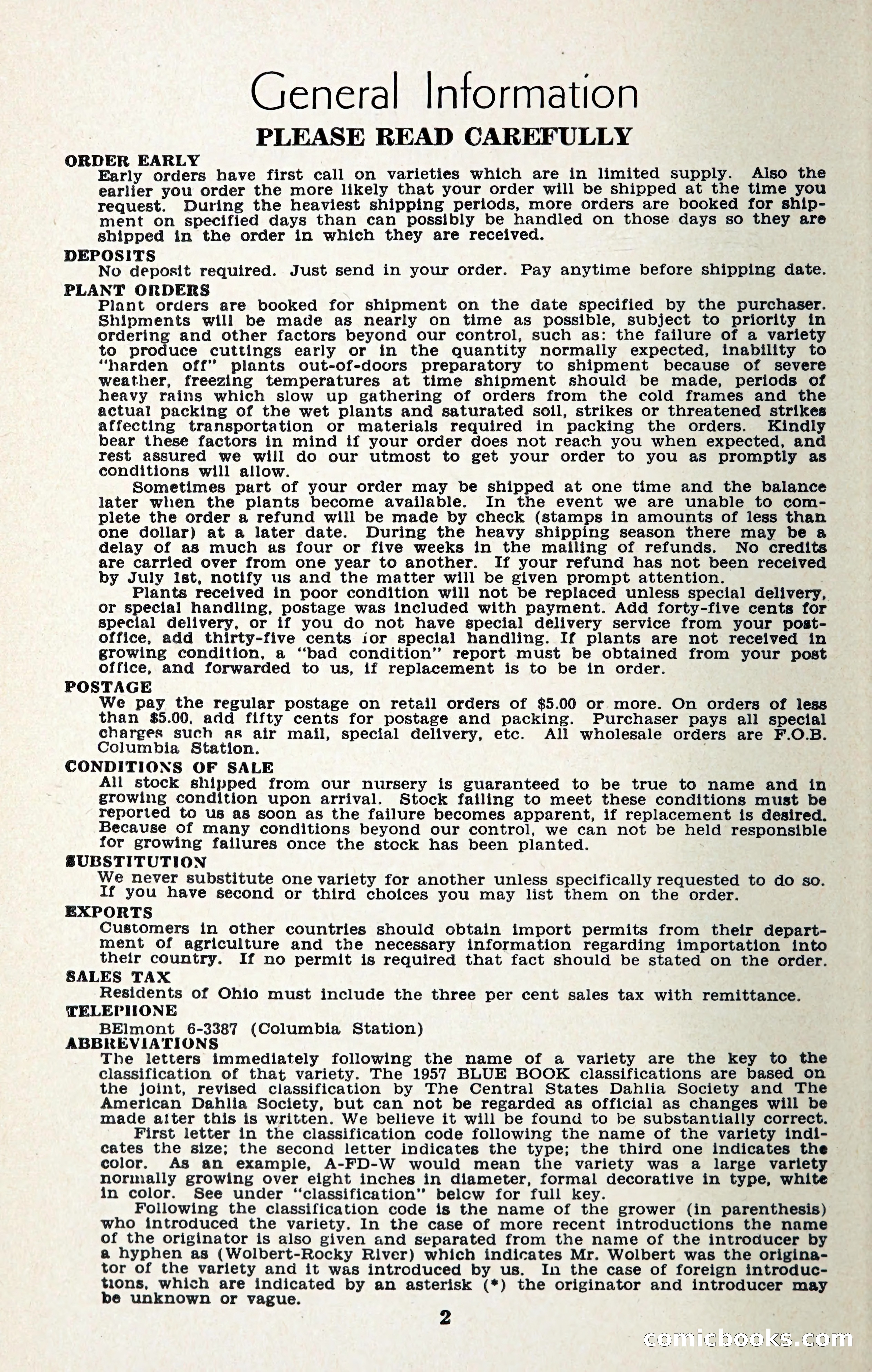 The Dahlia Blue Book for 1957 — page 5 of 69