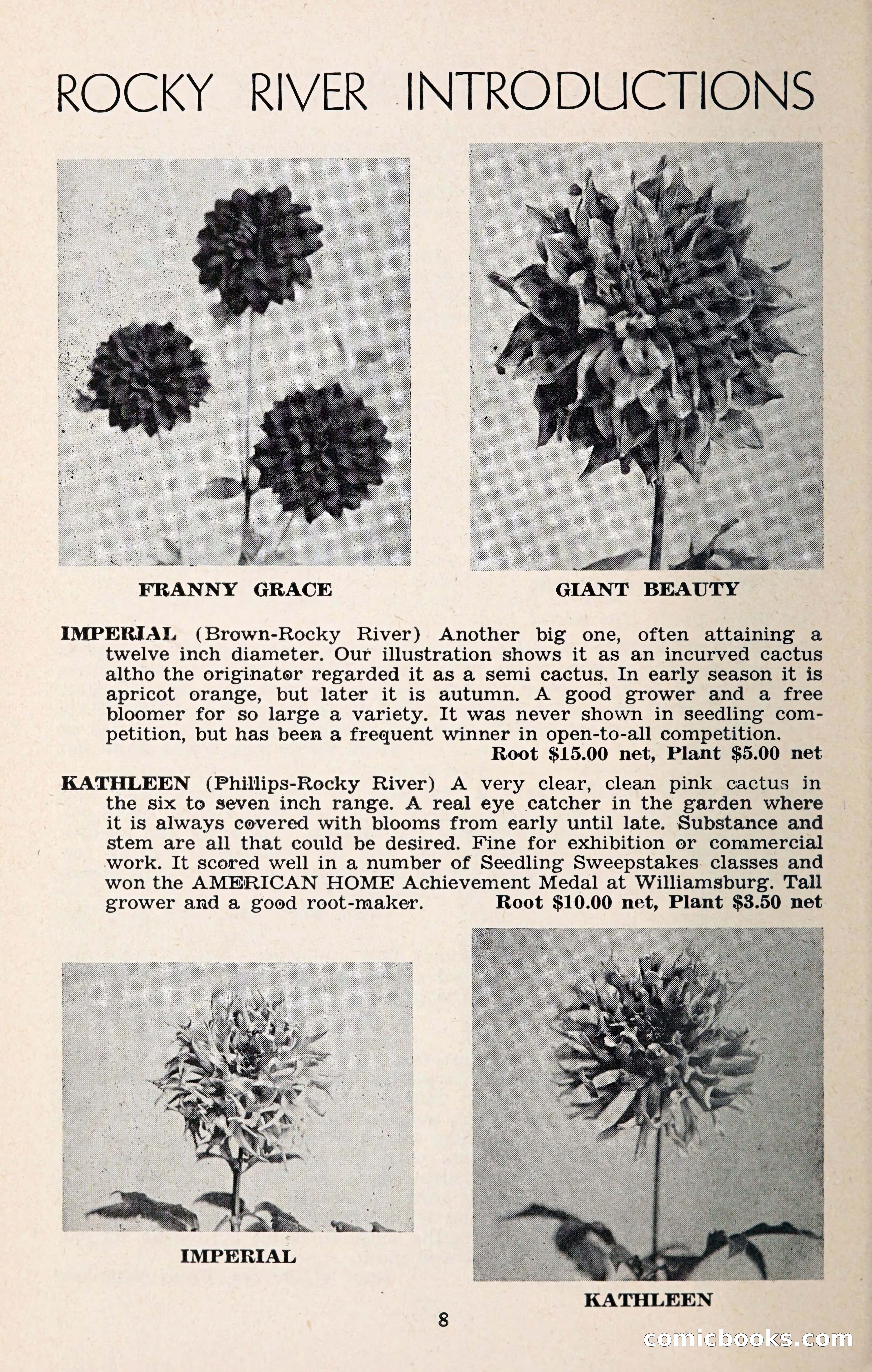 The Dahlia Blue Book for 1957 — page 11 of 69