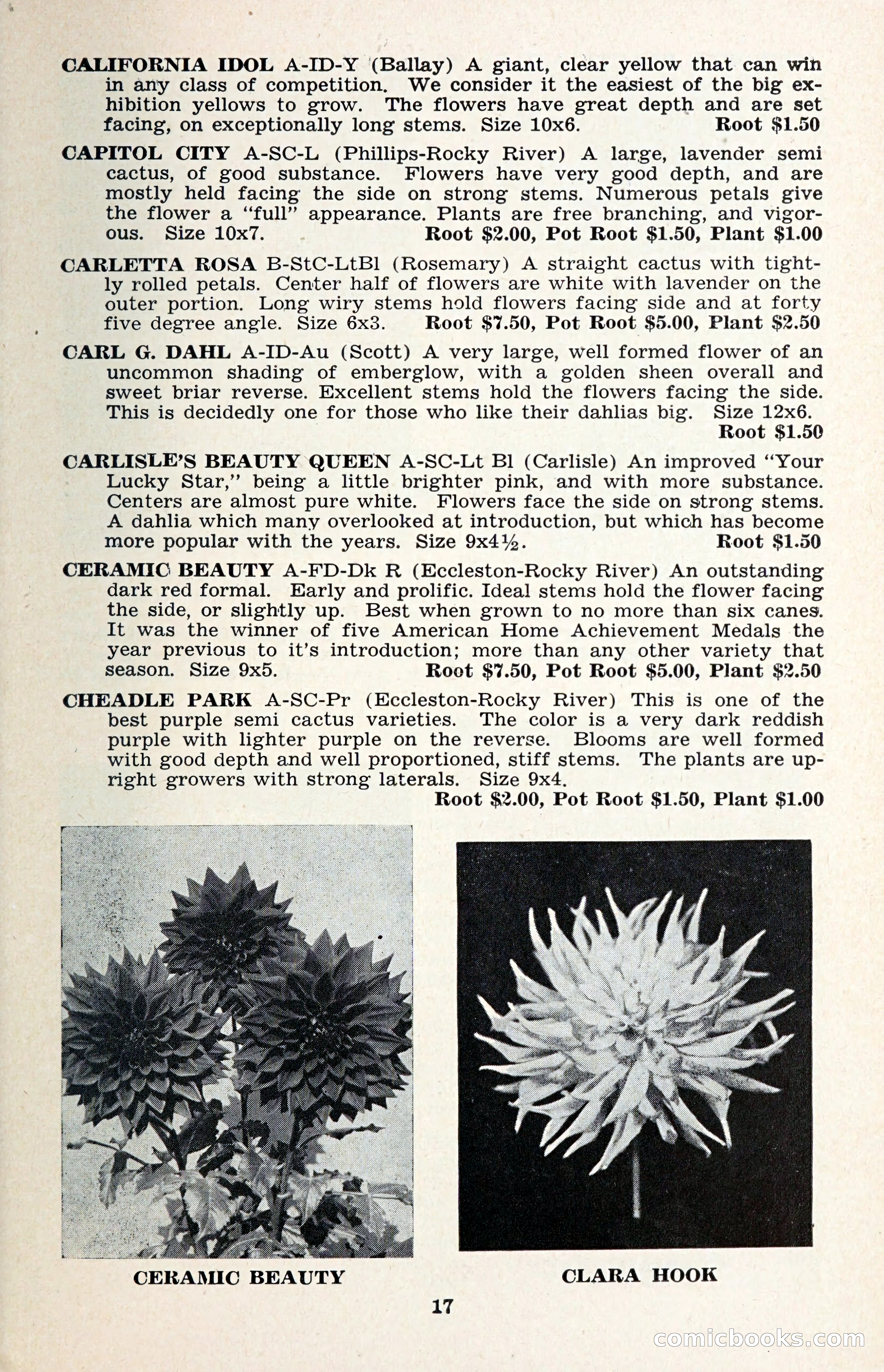 The Dahlia Blue Book for 1957 — page 20 of 69