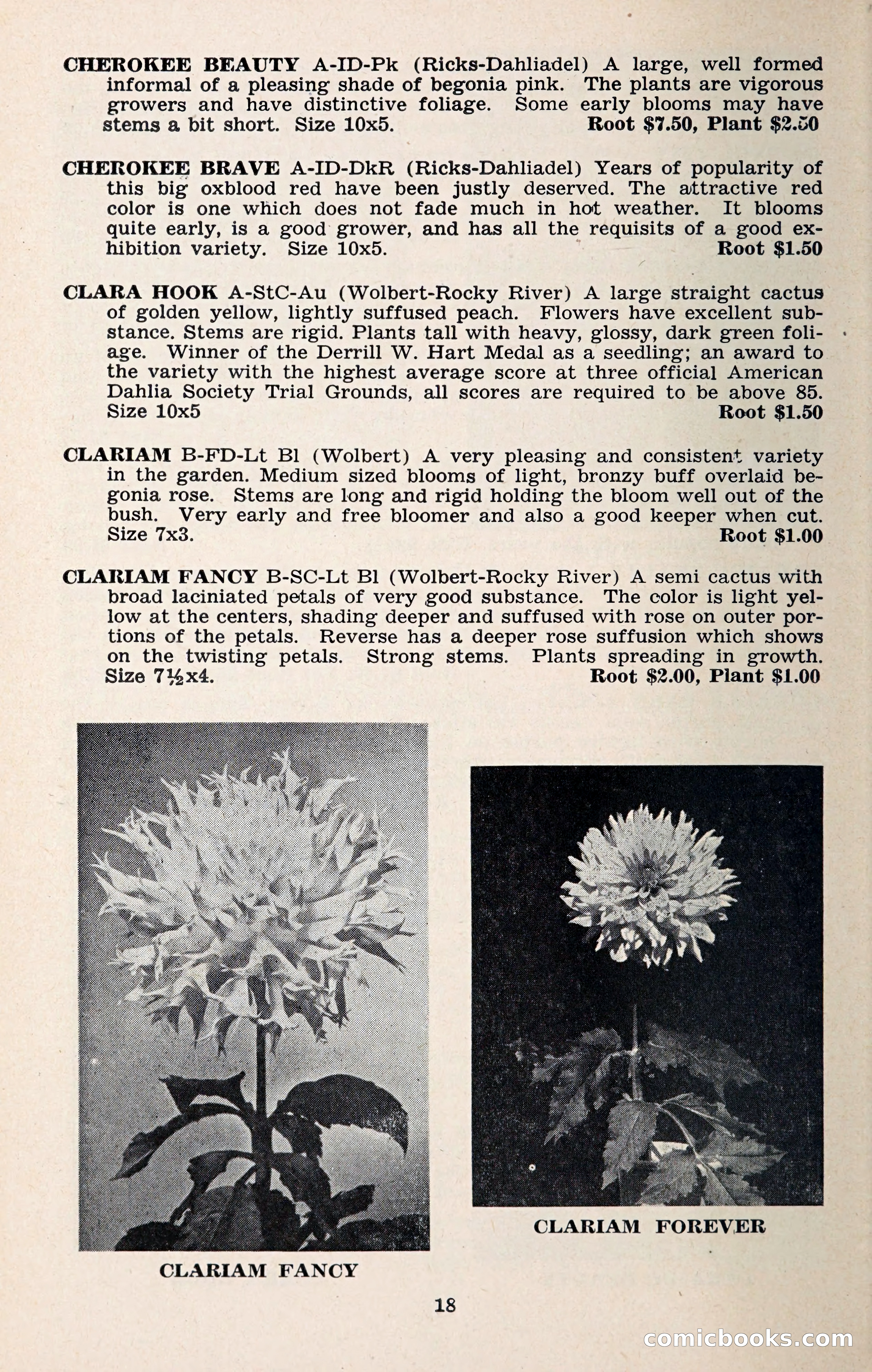 The Dahlia Blue Book for 1957 — page 21 of 69