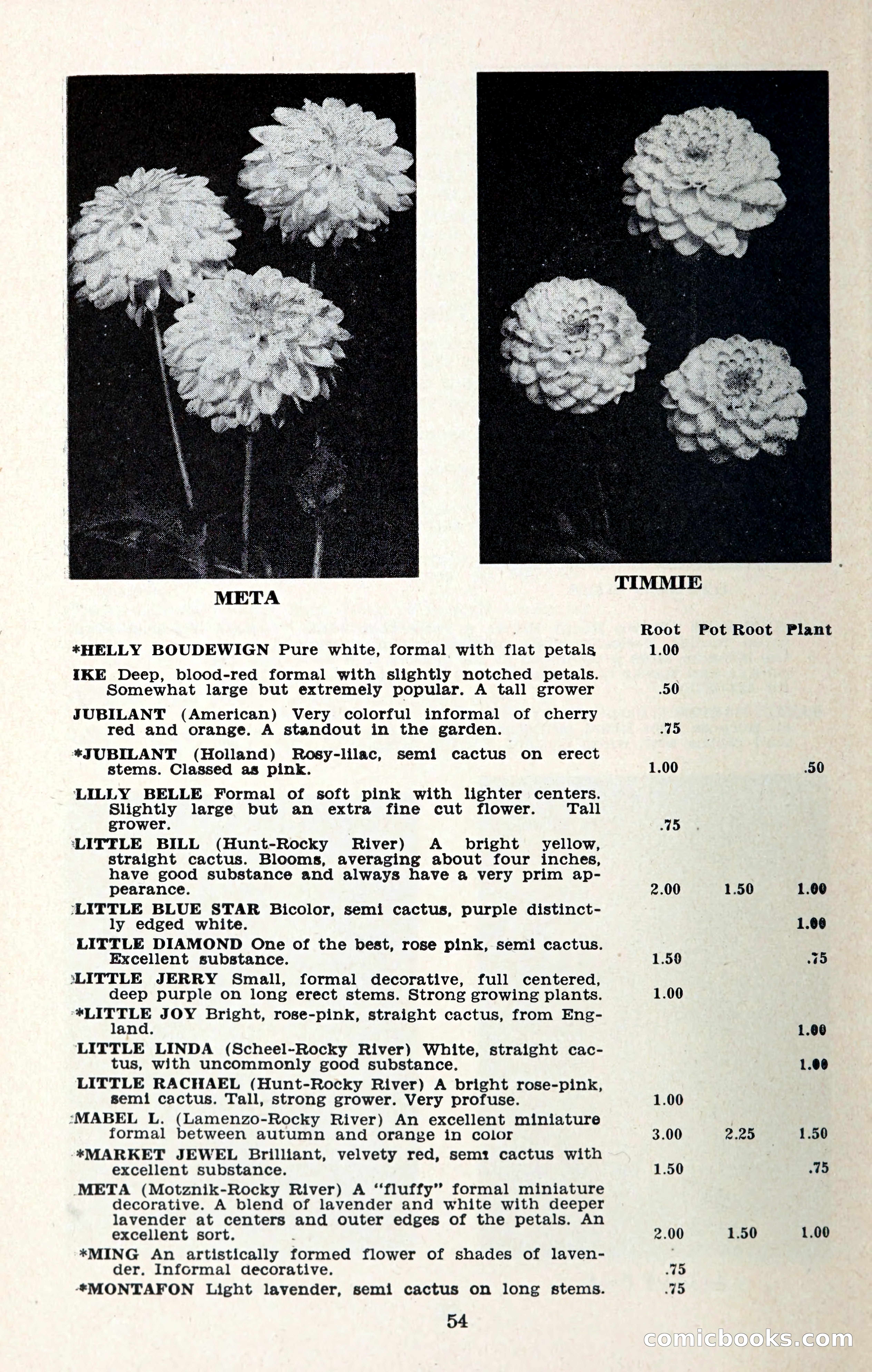 The Dahlia Blue Book for 1957 — page 57 of 69