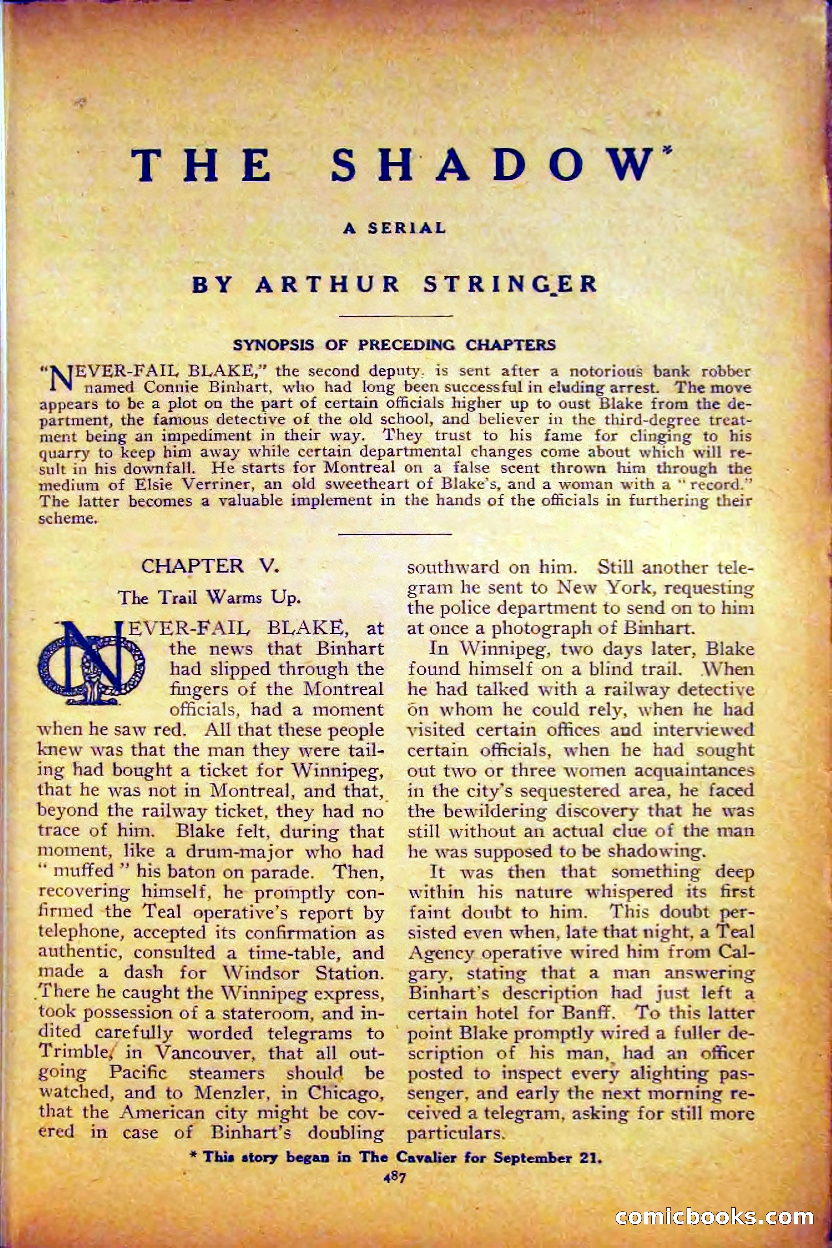 The Cavalier, September 28, 1912 — page 109 of 208