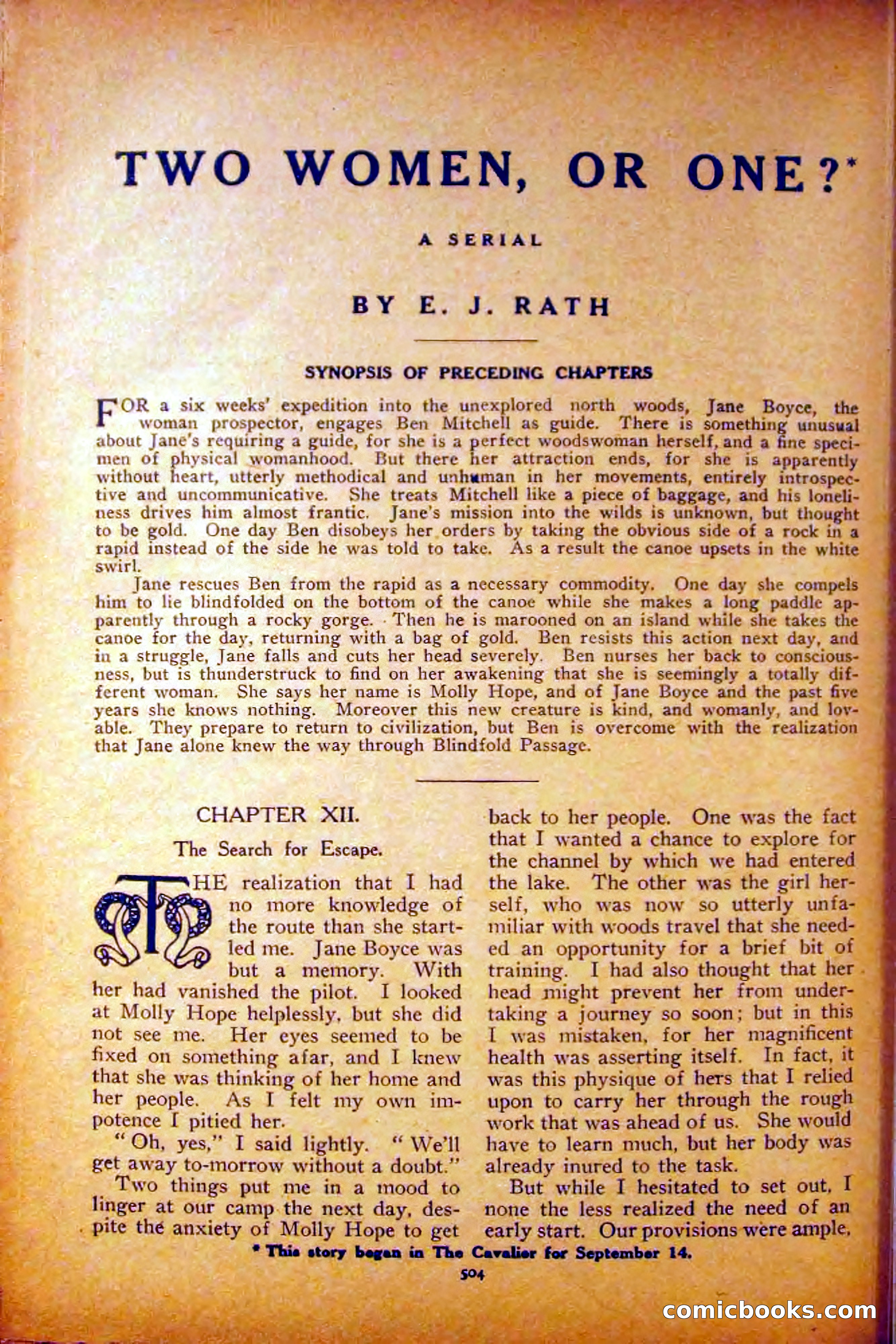 The Cavalier, September 28, 1912 — page 126 of 208