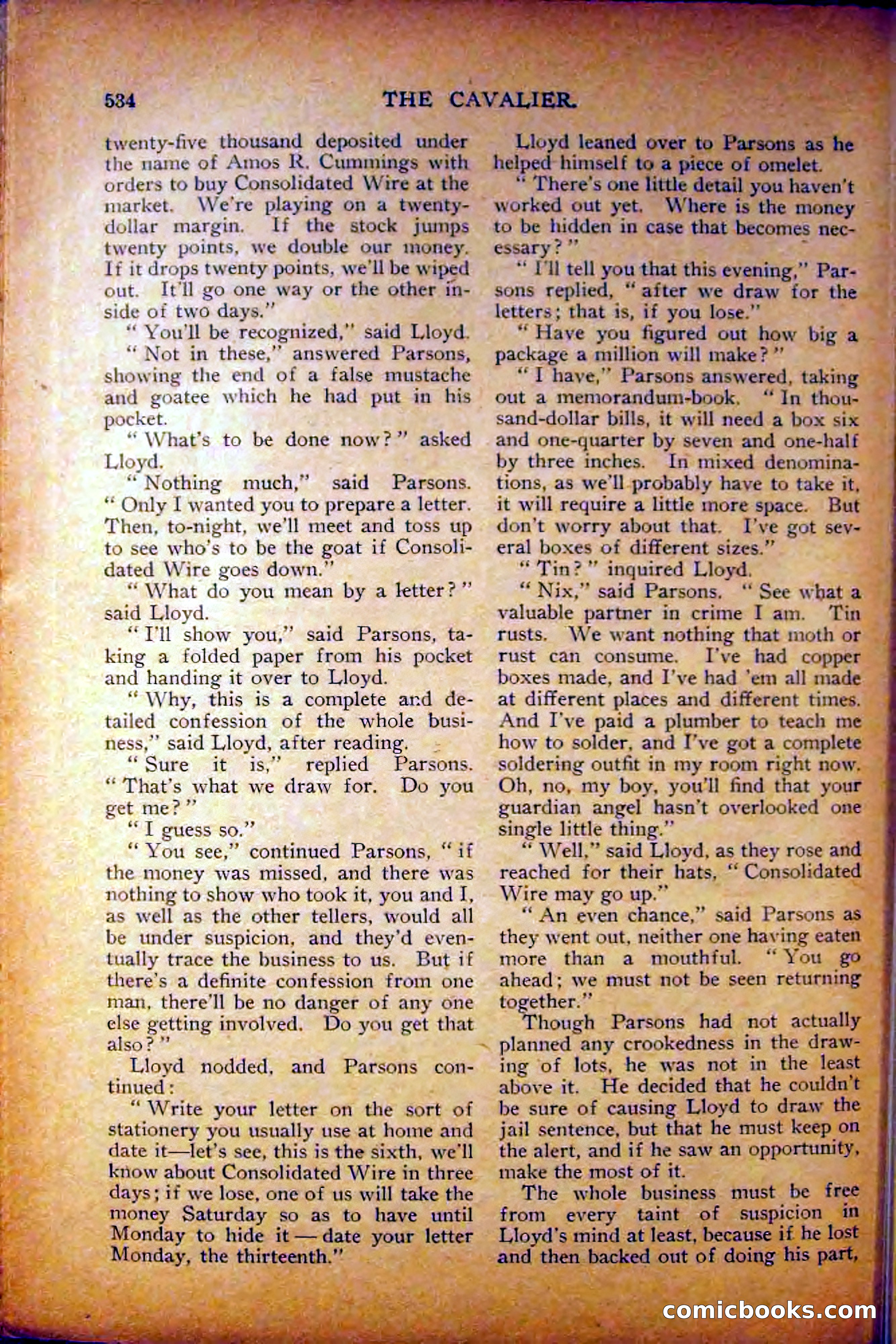The Cavalier, September 28, 1912 — page 156 of 208