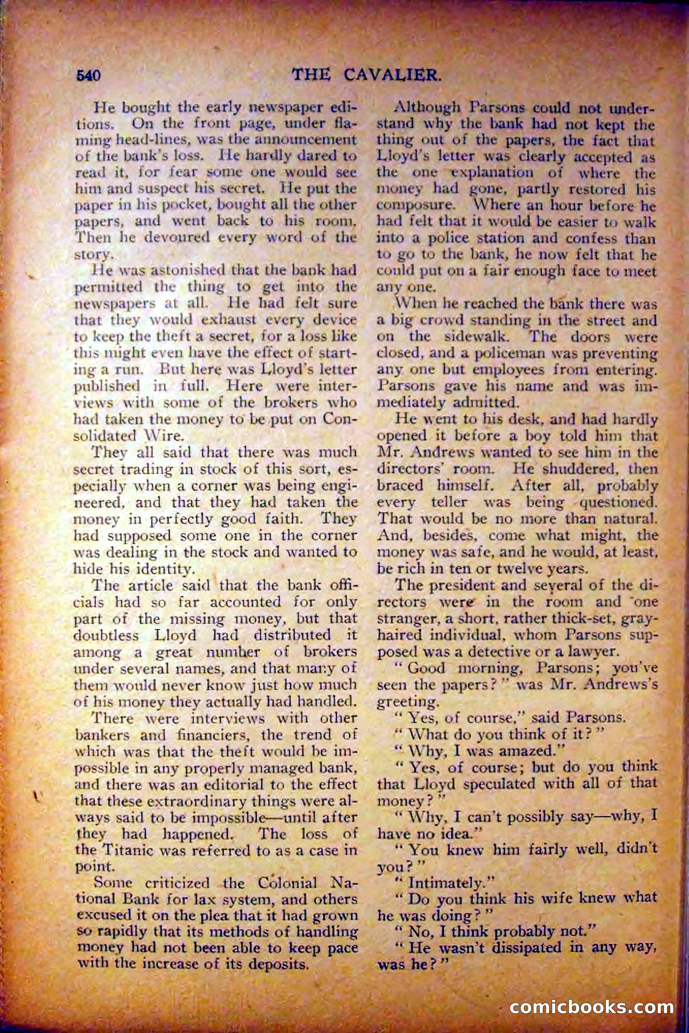 The Cavalier, September 28, 1912 — page 162 of 208