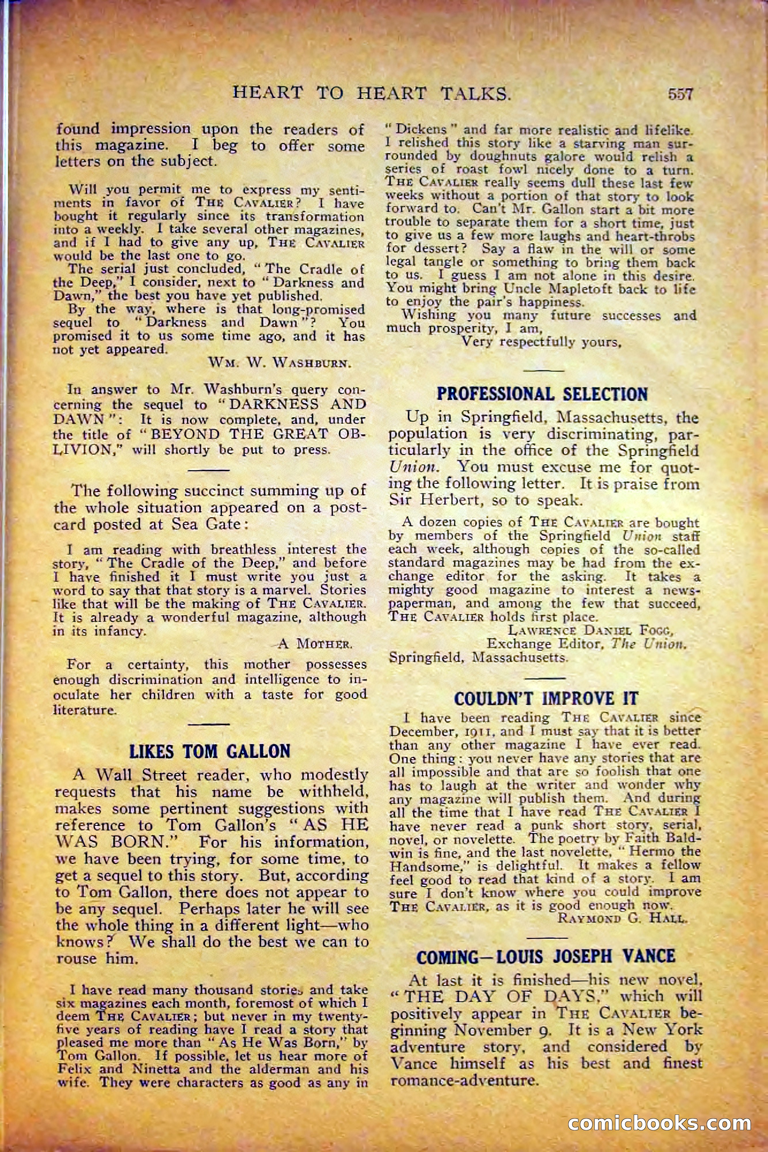 The Cavalier, September 28, 1912 — page 179 of 208