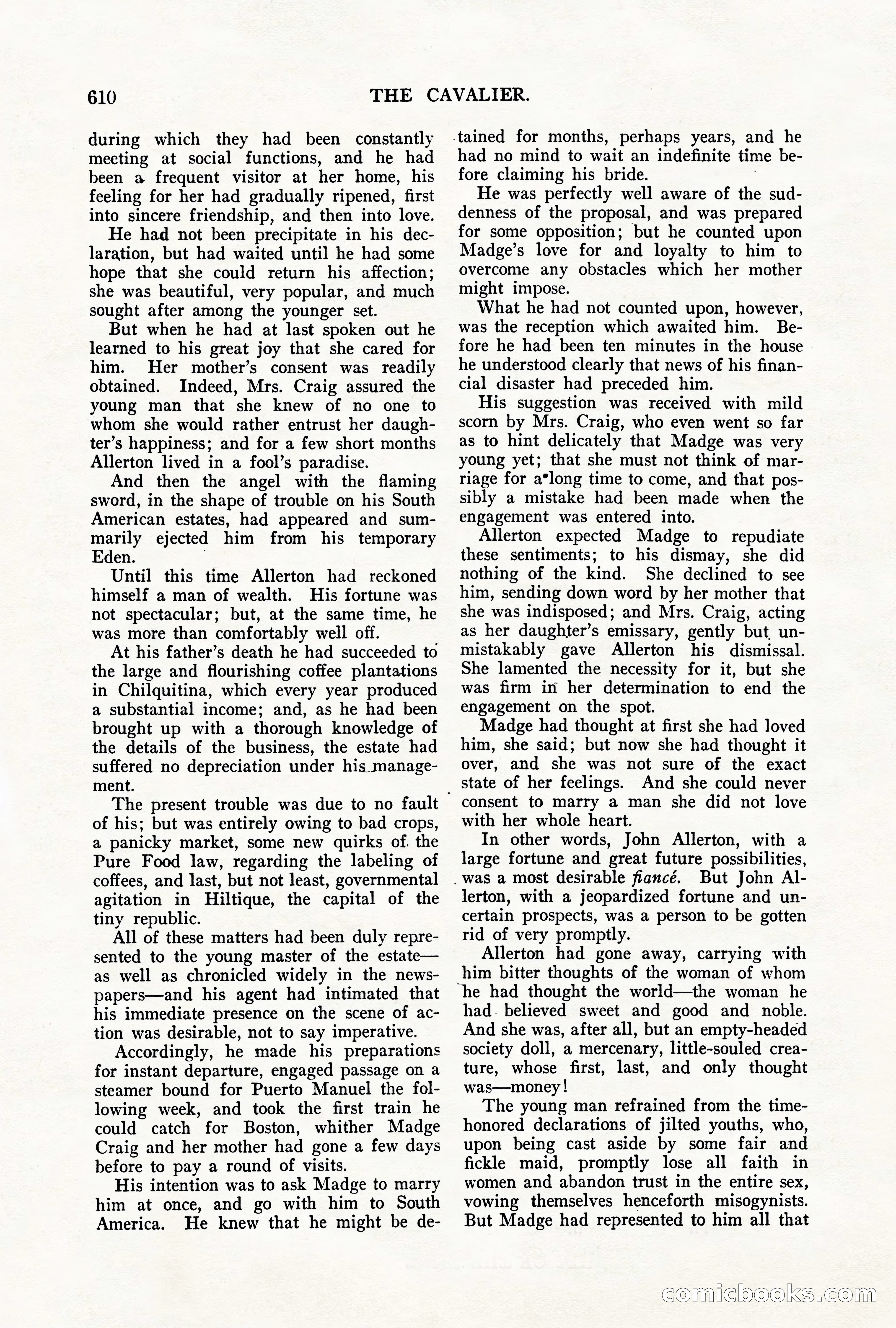 The Cavalier for May — page 38 of 198