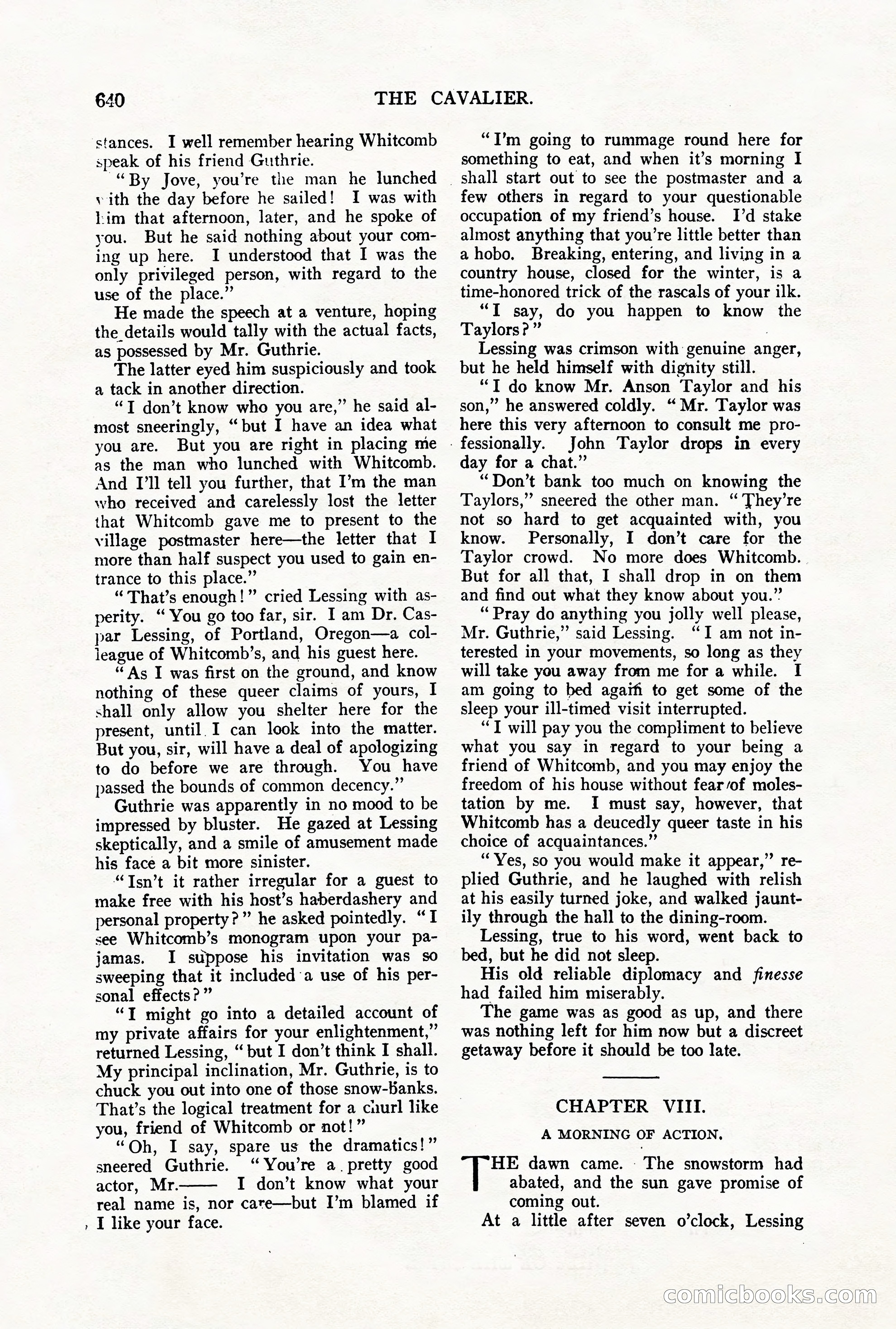 The Cavalier for May — page 68 of 198