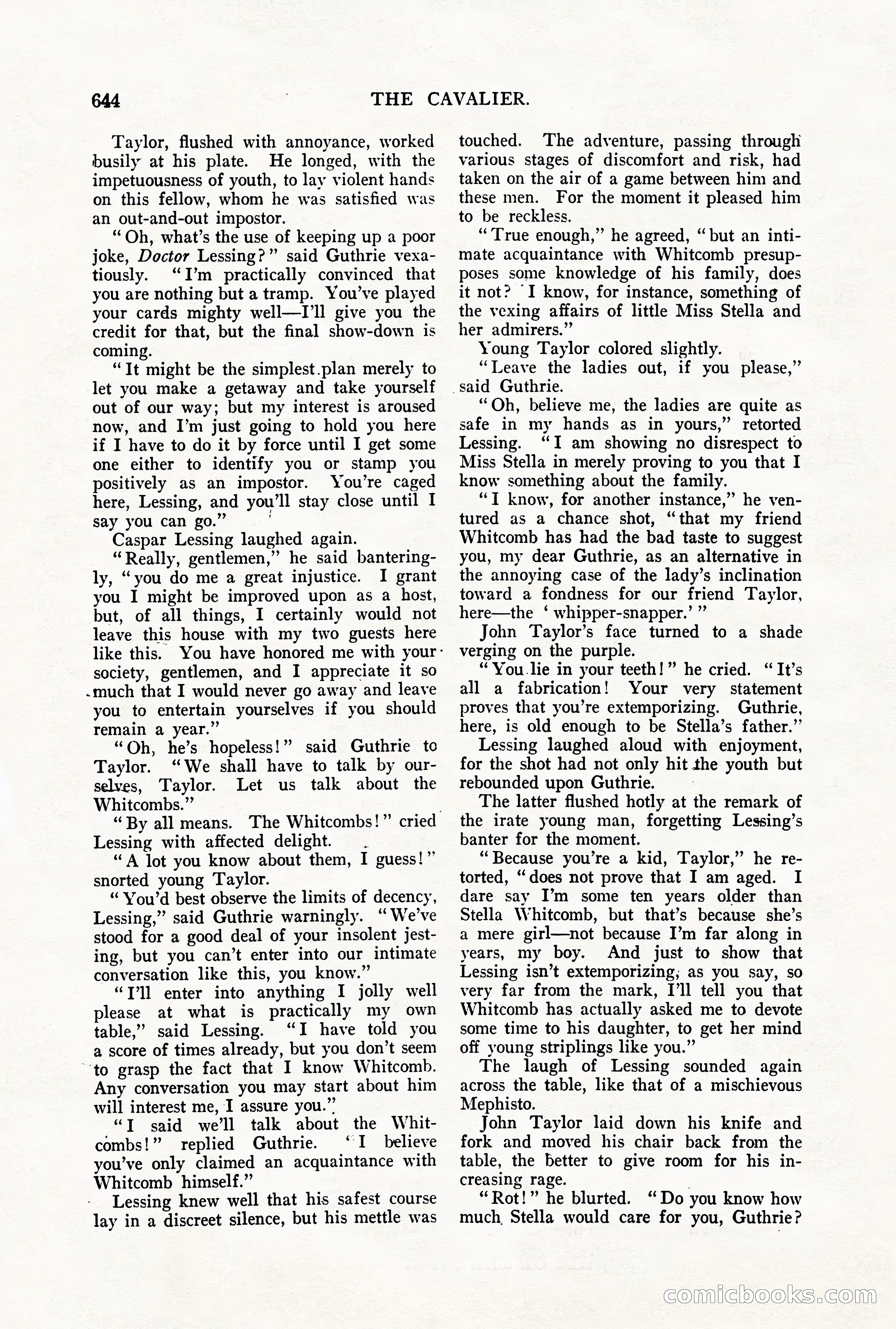 The Cavalier for May — page 72 of 198