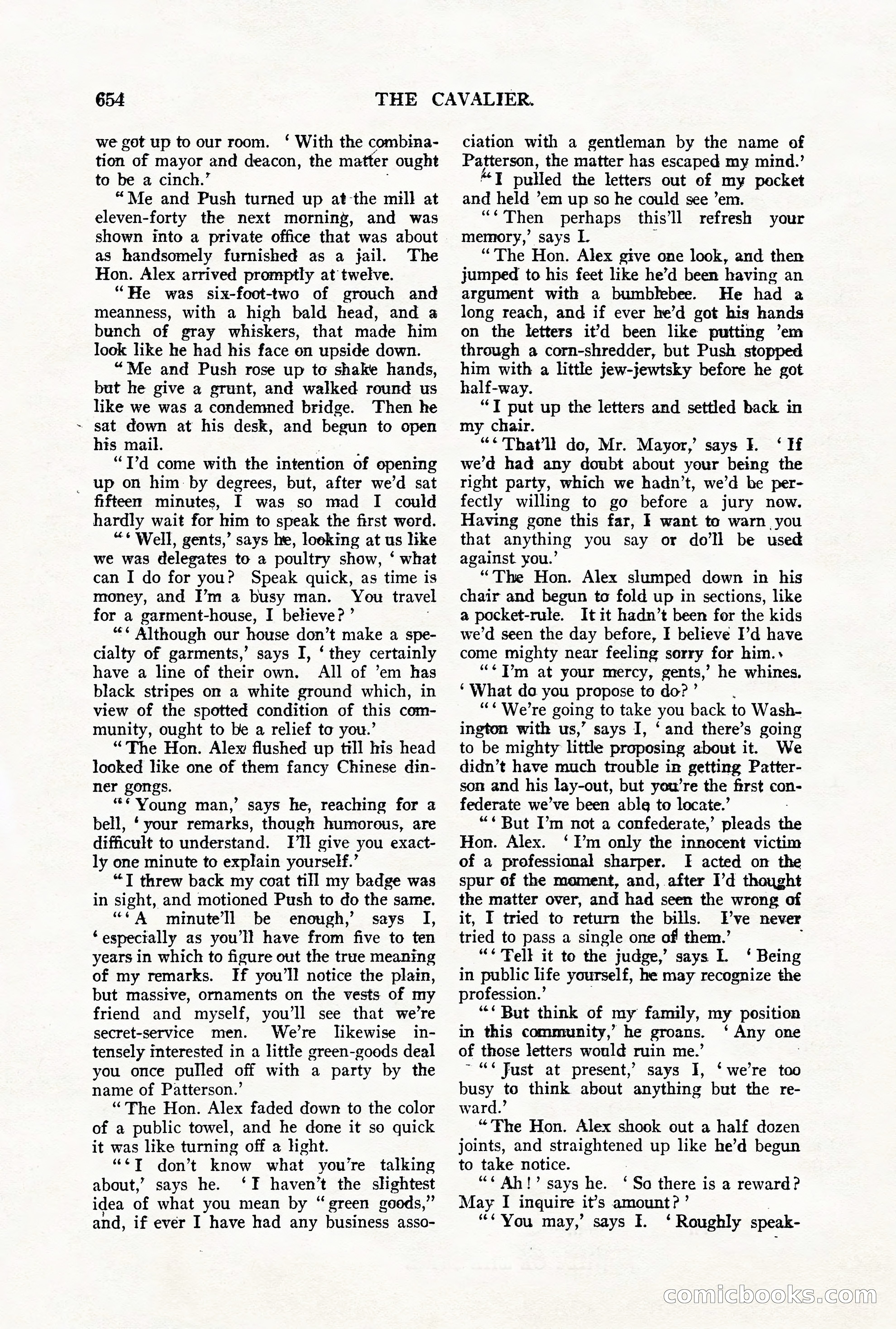 The Cavalier for May — page 82 of 198
