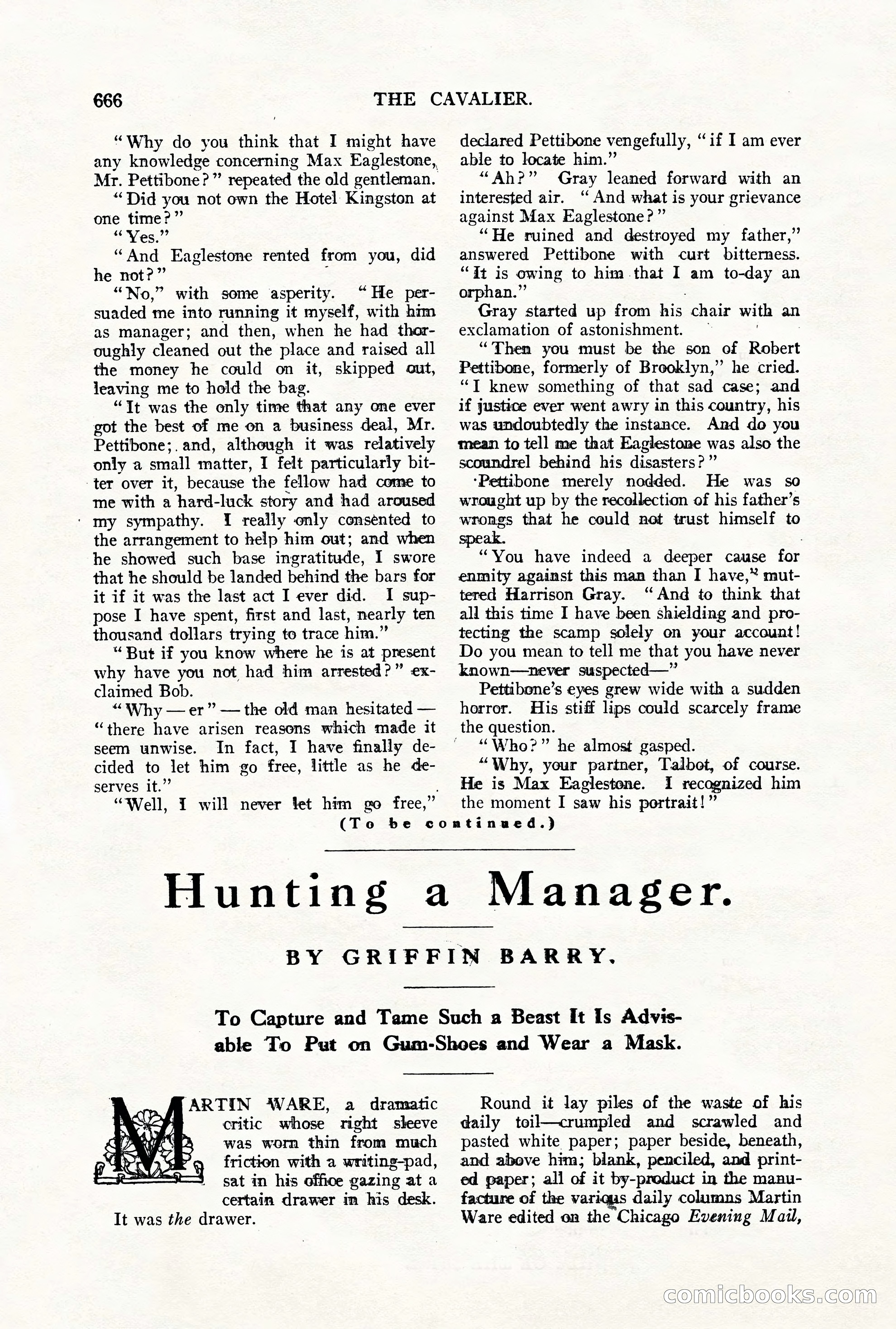 The Cavalier for May — page 94 of 198