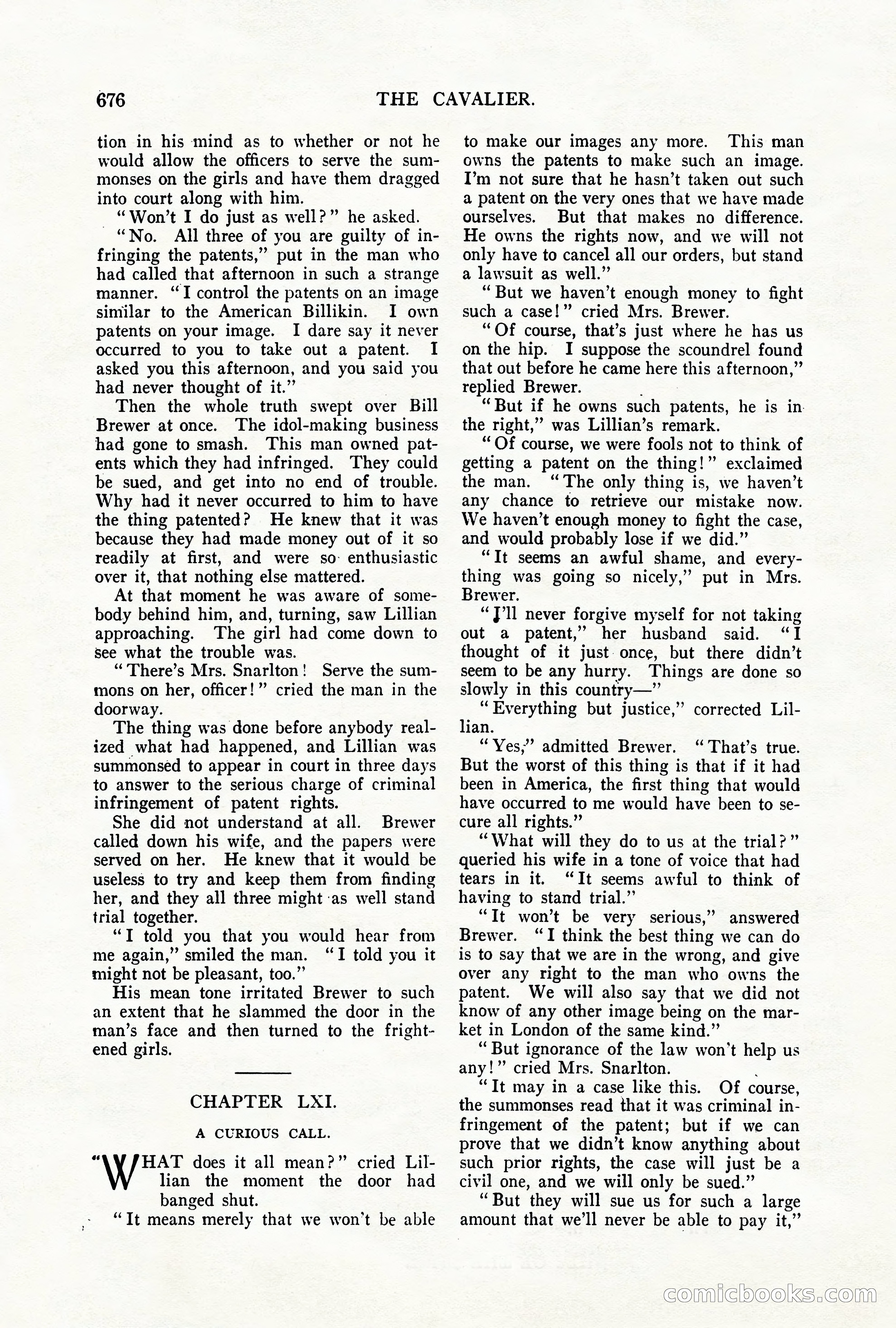 The Cavalier for May — page 104 of 198