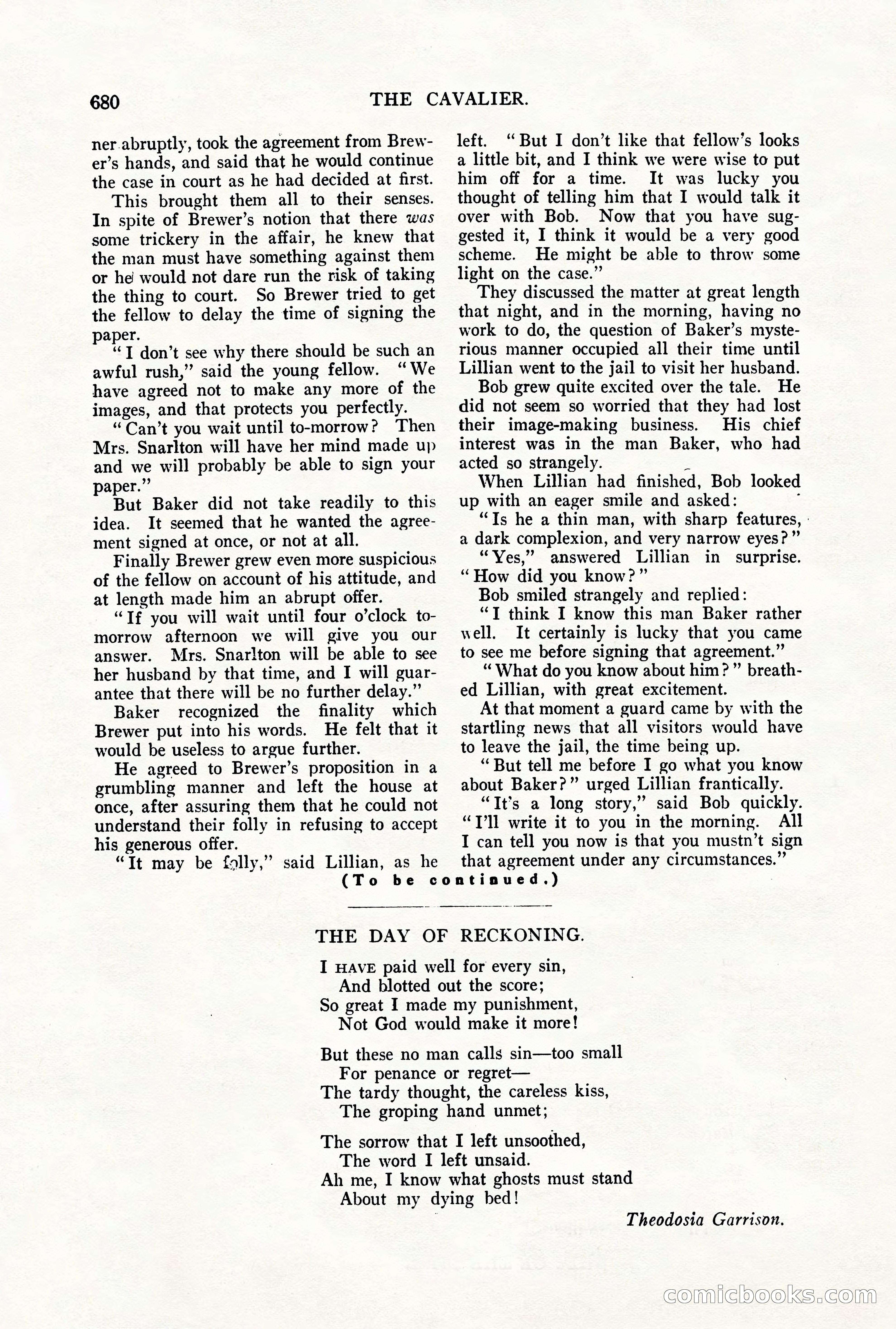 The Cavalier for May — page 108 of 198