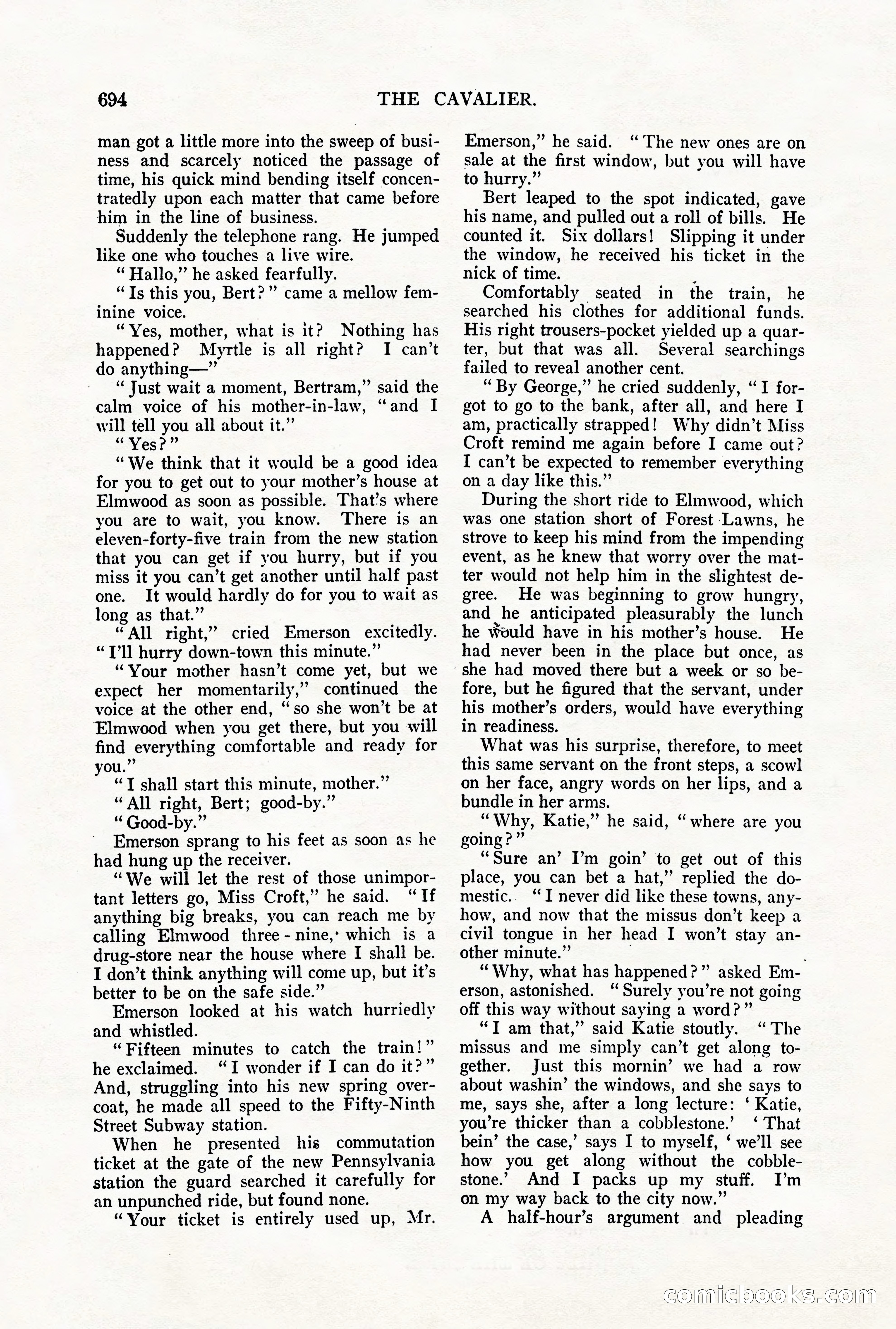 The Cavalier for May — page 122 of 198
