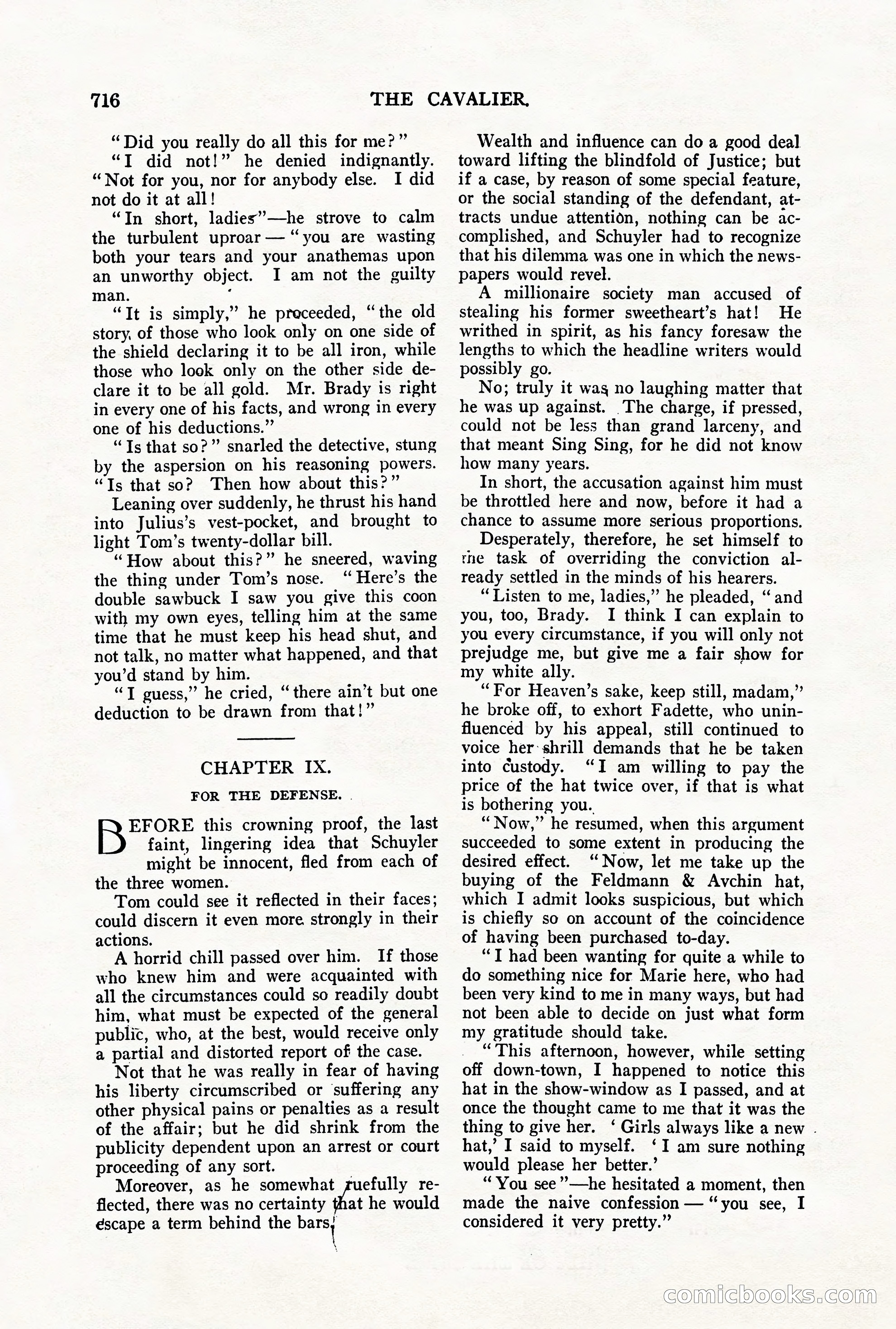 The Cavalier for May — page 144 of 198